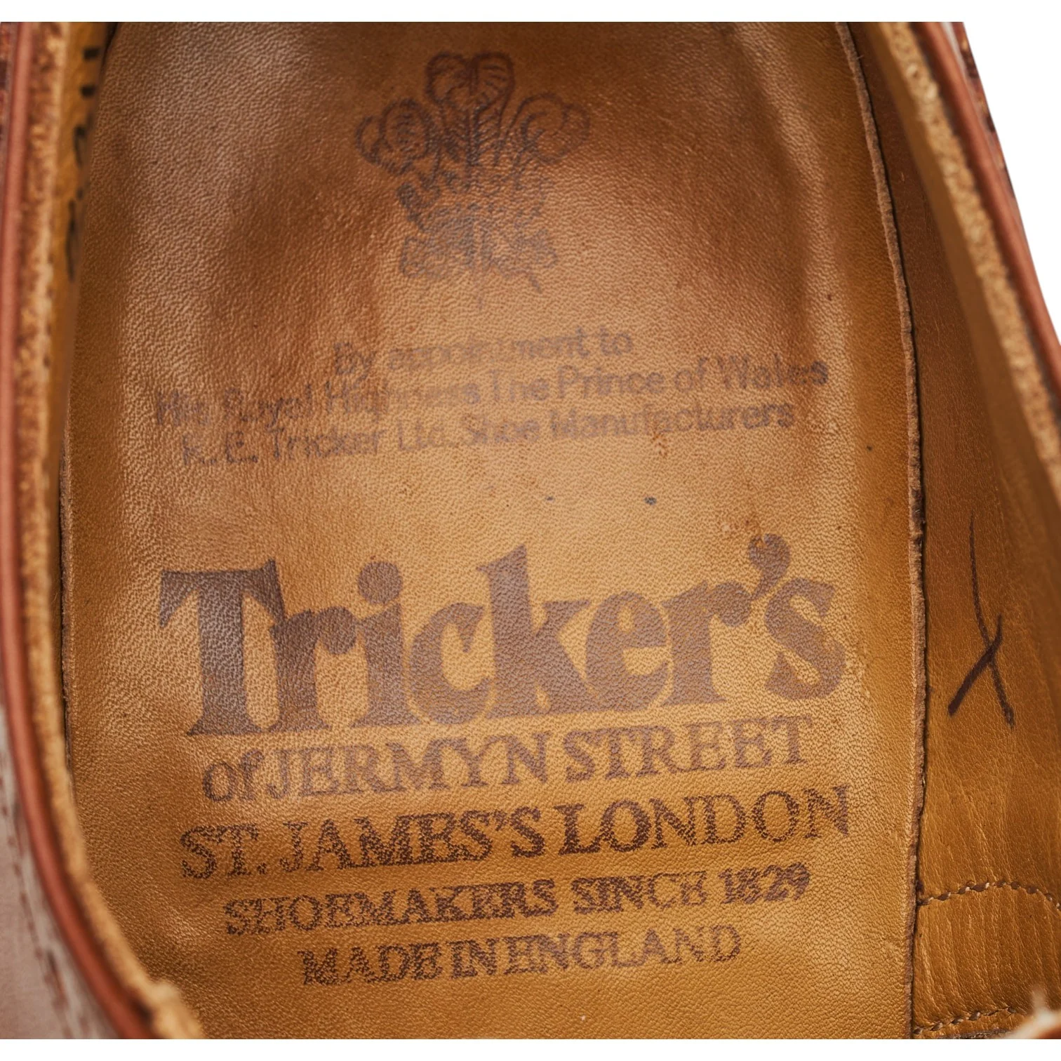 'Bourton' Tan Brown Leather Derby Brogues UK 7 - Image 6