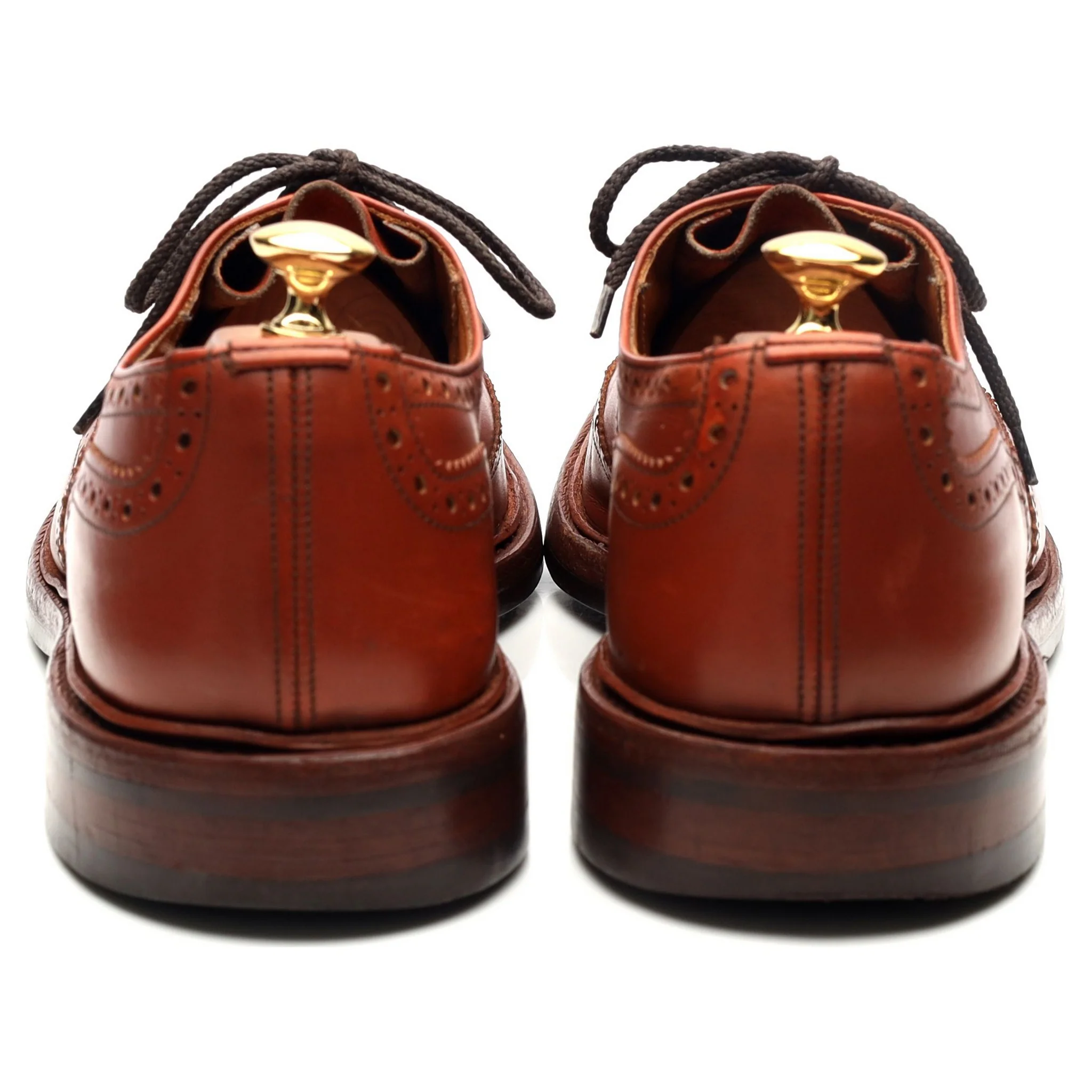 'Bourton' Tan Brown Leather Derby UK 10.5 - Image 4