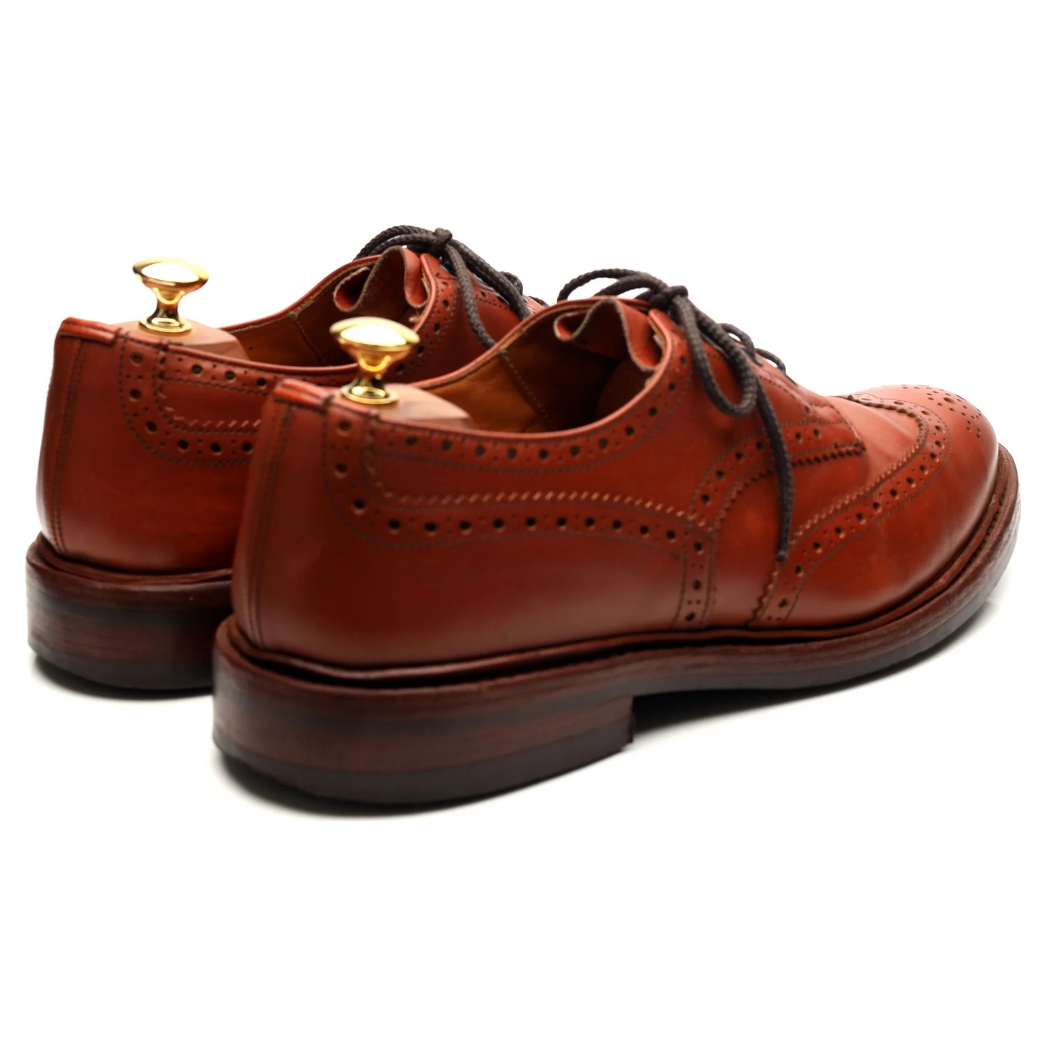 'Bourton' Tan Brown Leather Derby UK 10.5 - Image 5