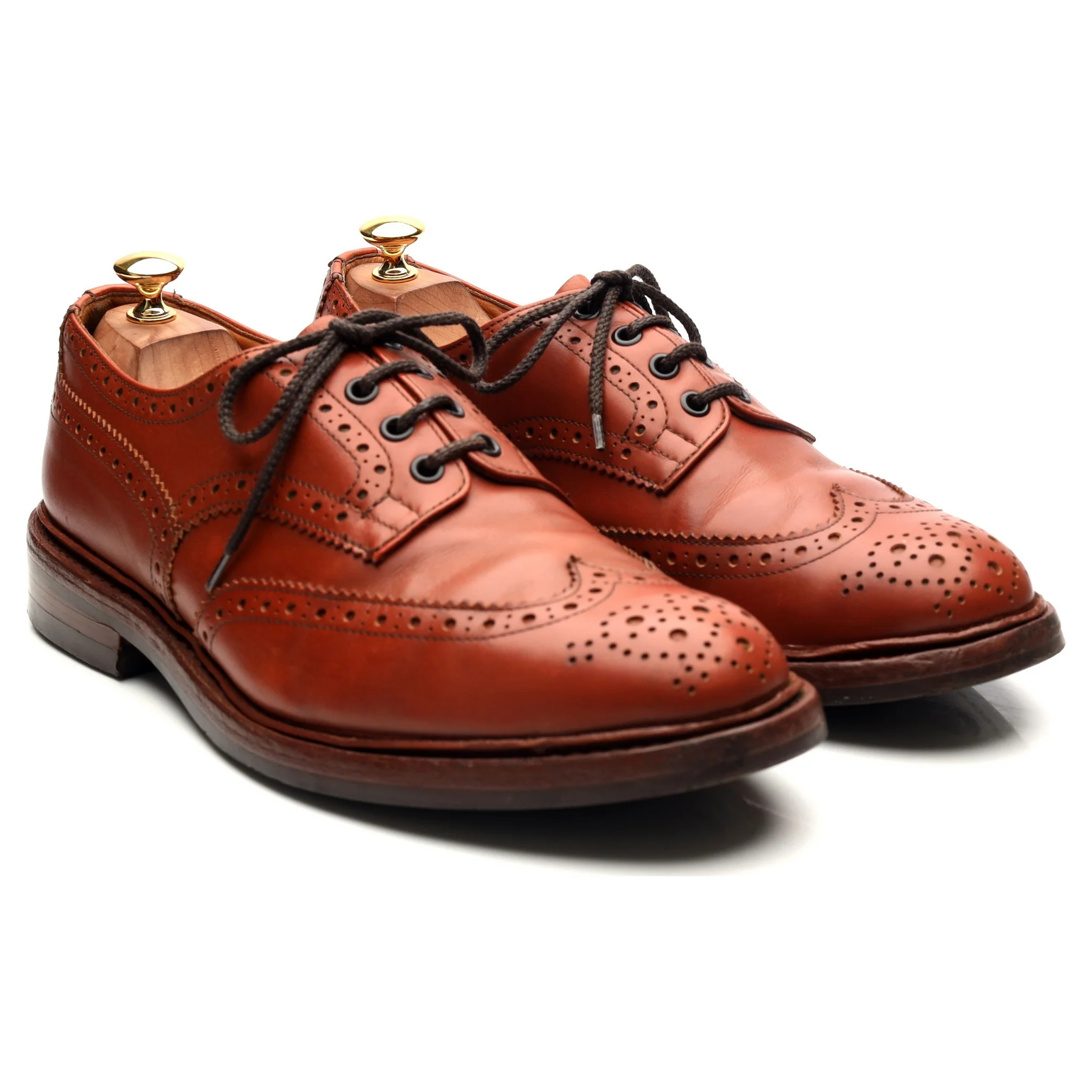 'Bourton' Tan Brown Leather Derby UK 10.5 - Image 7