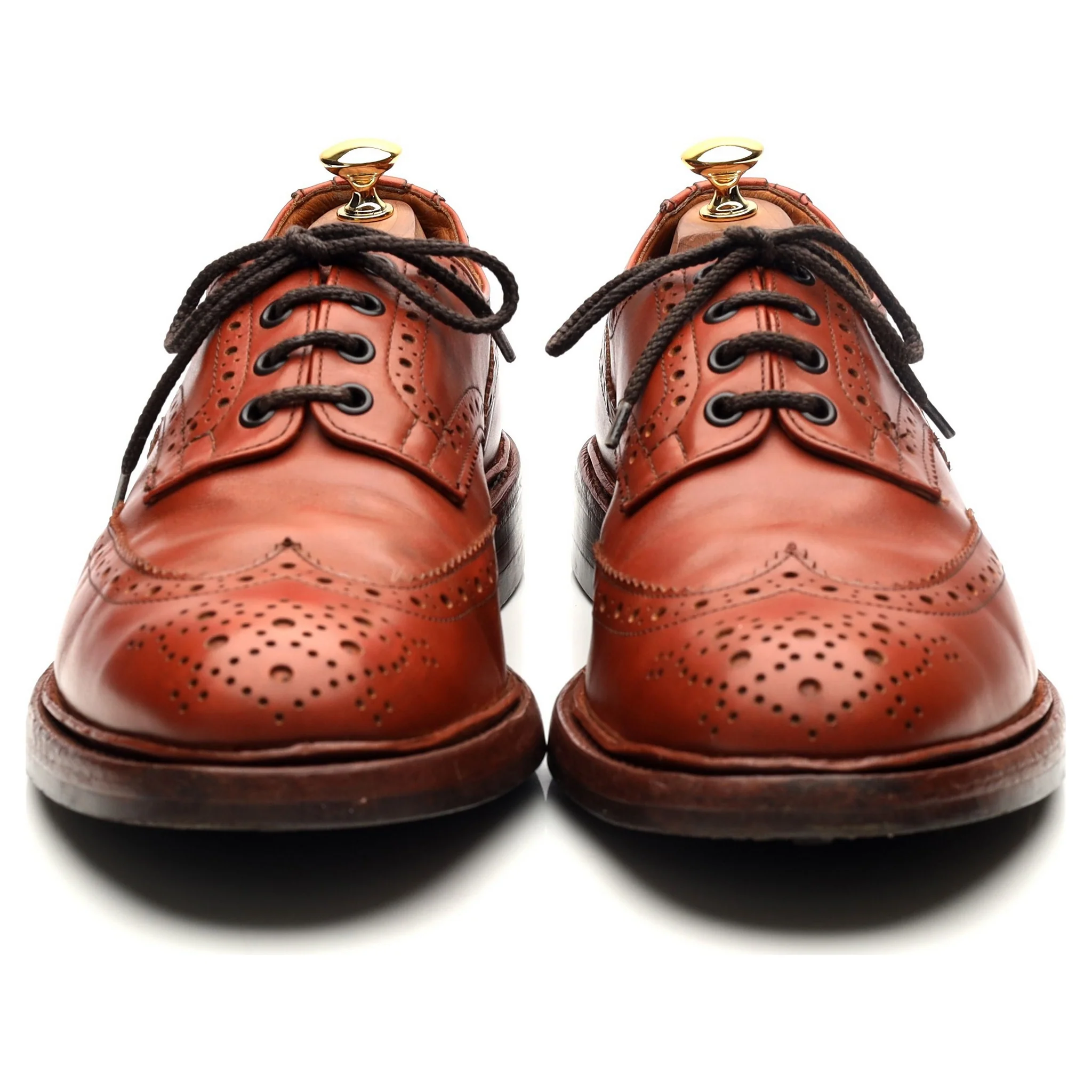 'Bourton' Tan Brown Leather Derby UK 10.5 - Image 8