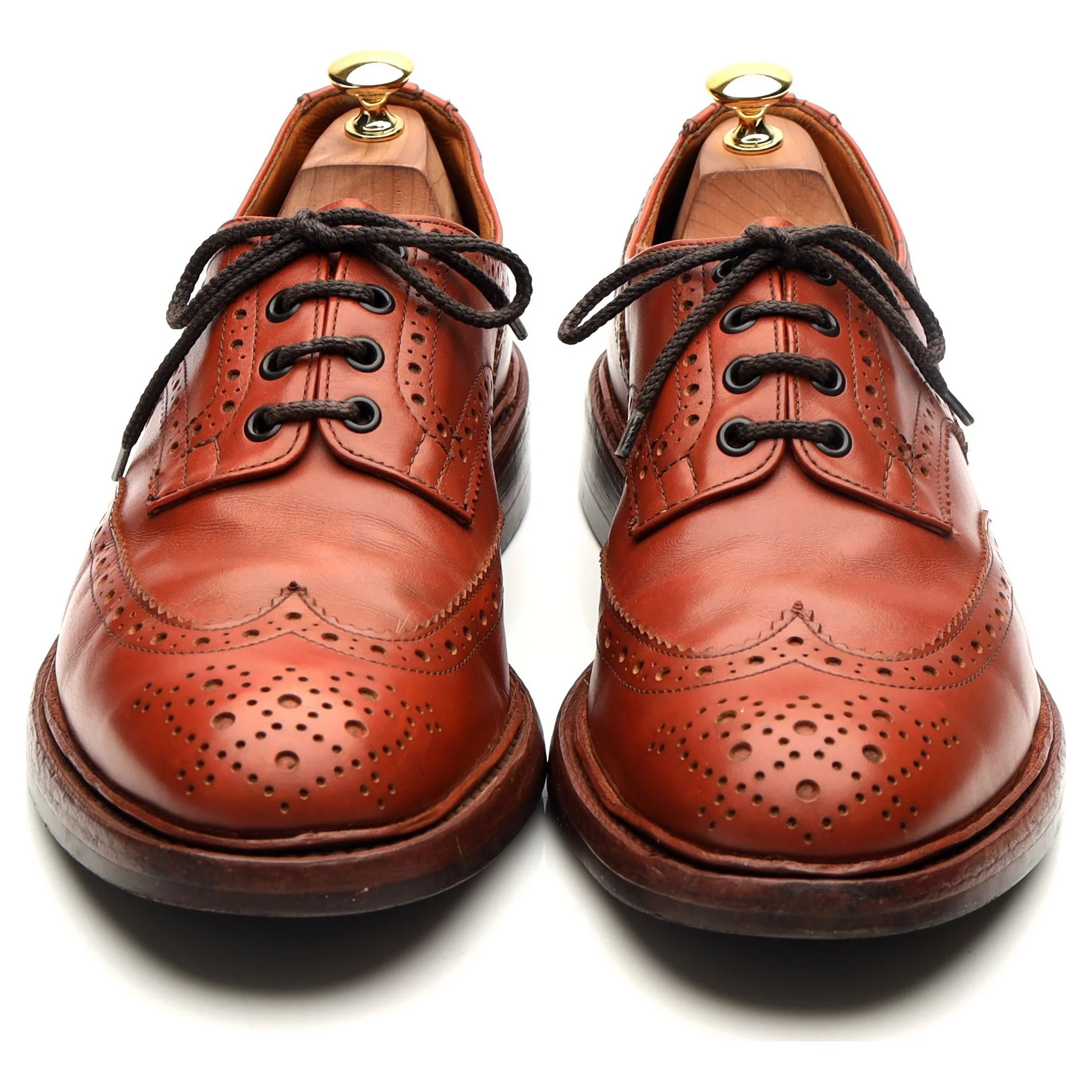 'Bourton' Tan Brown Leather Derby UK 10.5 - Image 9
