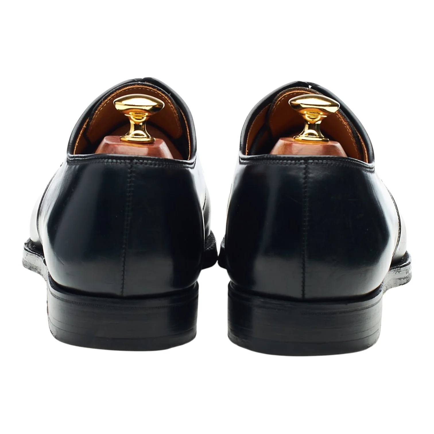 'Bradford' Black Cordovan Leather Derby UK 8.5 E - Image 4