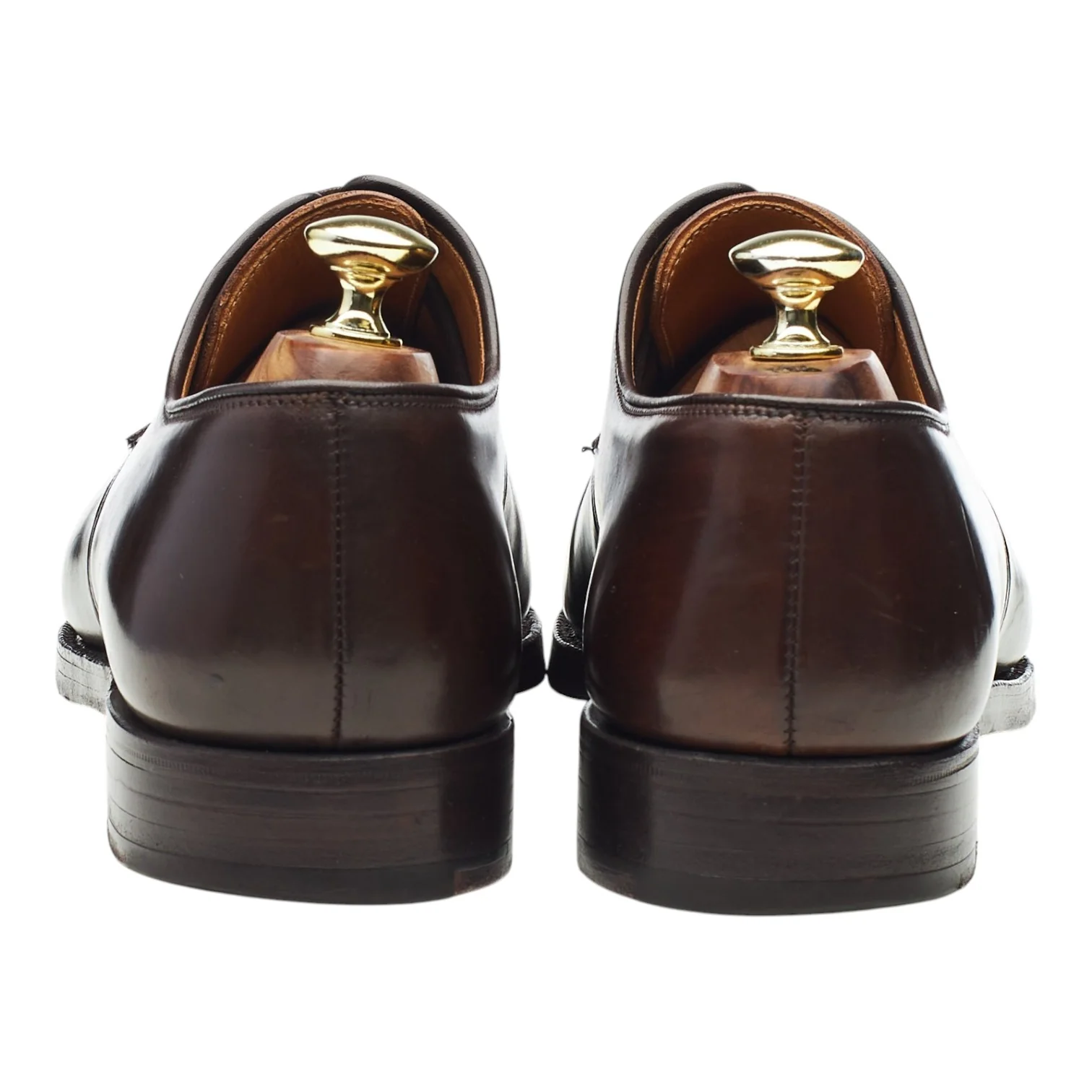 'Bradford' Dark Brown Cordovan Leather Derby UK 7 E - Image 4