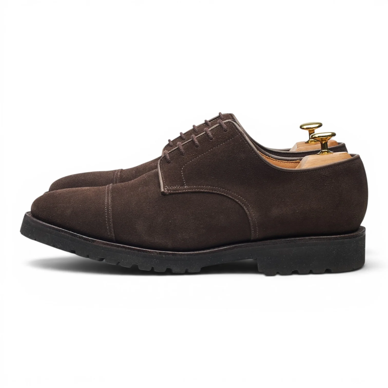 'Bradford' Dark Brown Suede Derby UK 8 G - Image 3