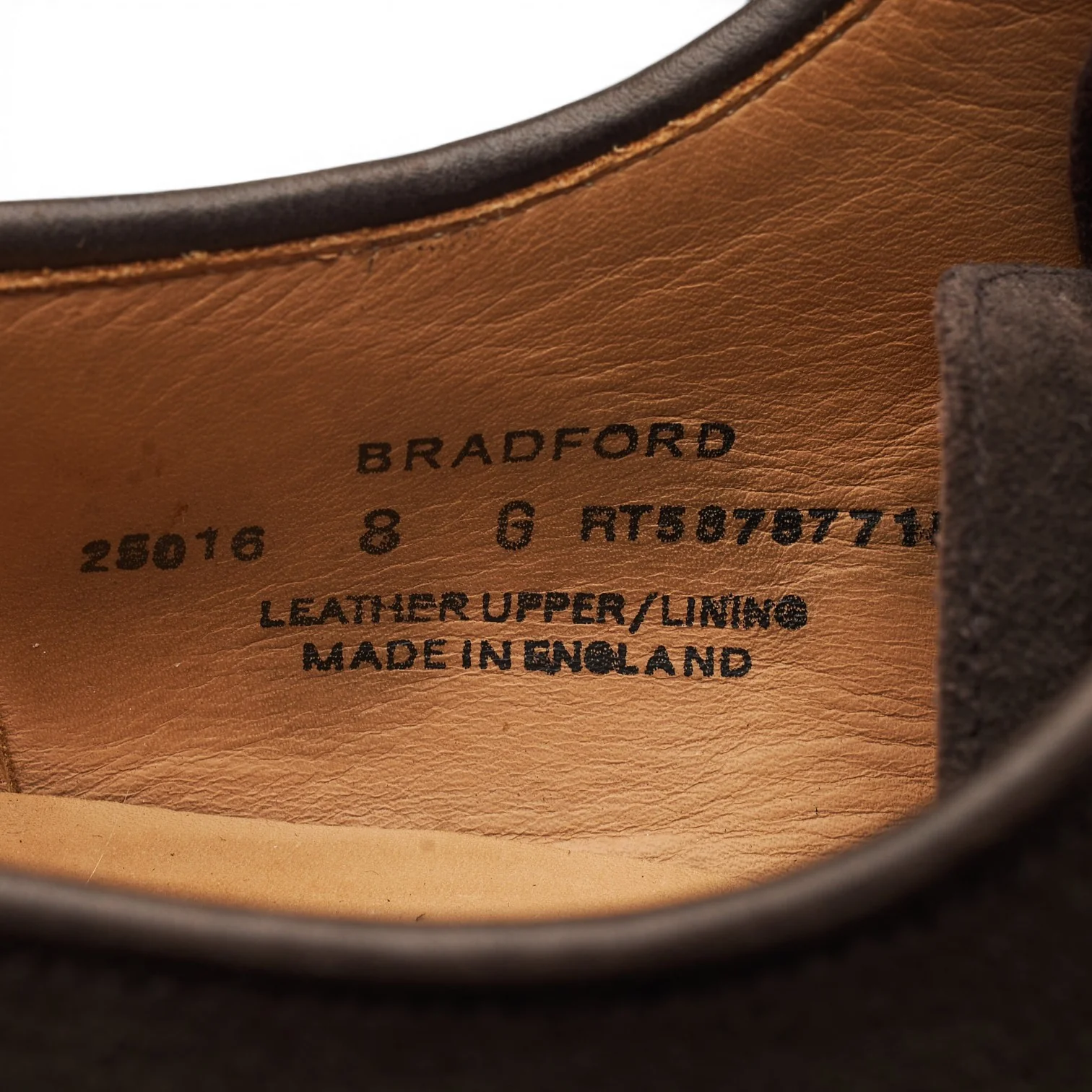 'Bradford' Dark Brown Suede Derby UK 8 G - Image 7