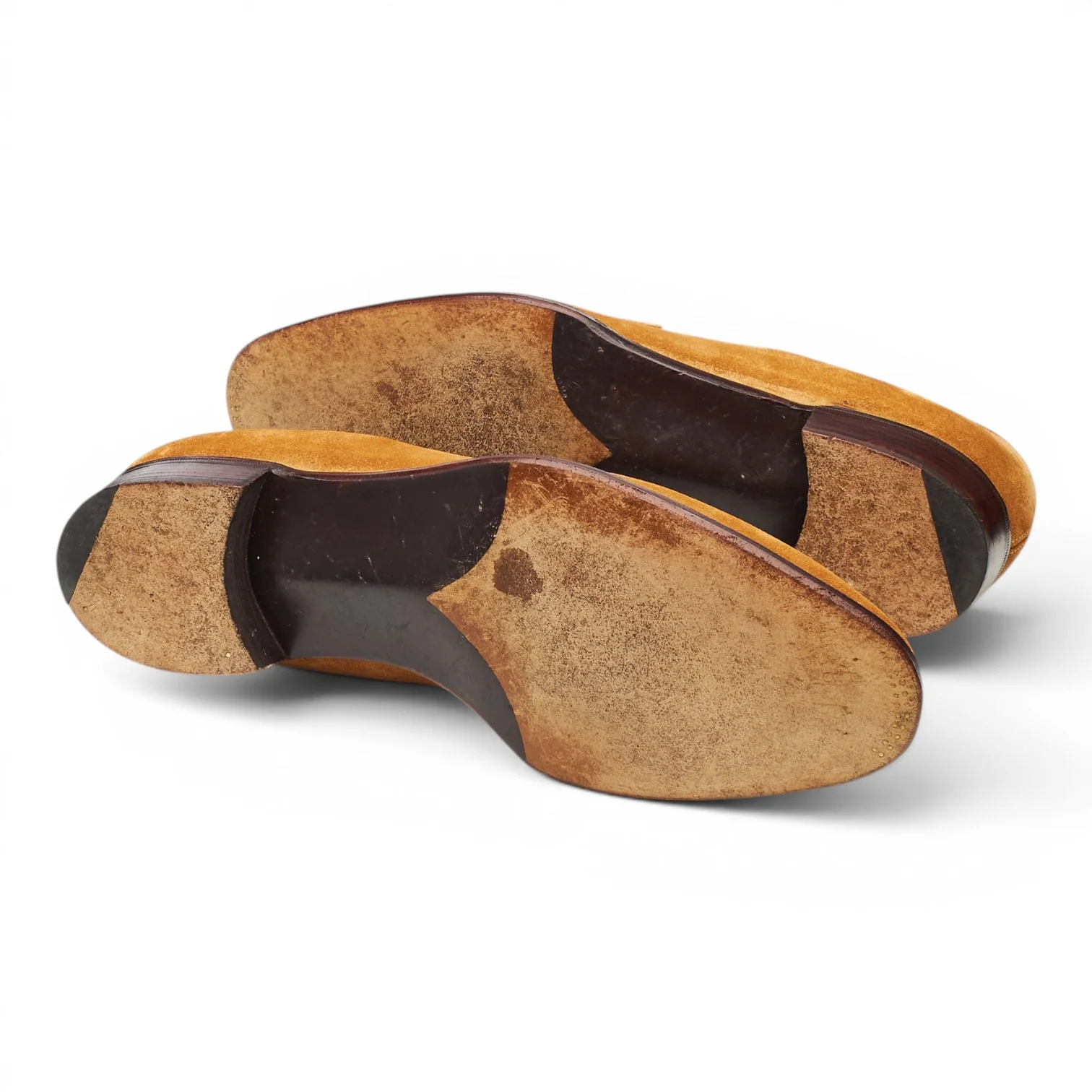 'Bradley II' Tan Brown Suede Loafers UK 11 E - Image 5