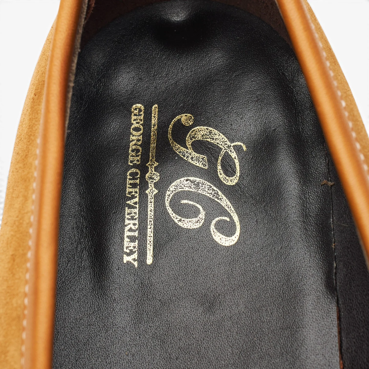 'Bradley II' Tan Brown Suede Loafers UK 11 E - Image 6