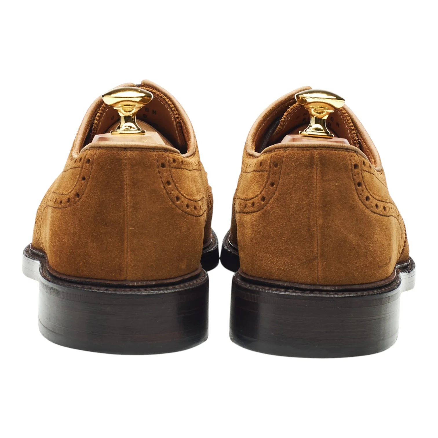 'Brenton' Snuff Brown Suede Derby Brogues UK 7.5 US 8.5 D - Image 4