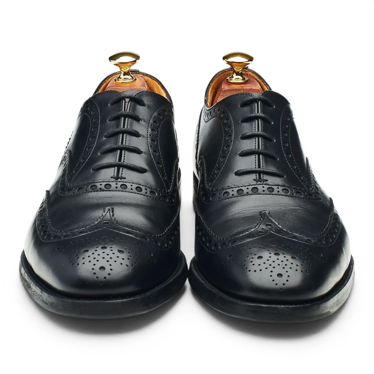 'Brisbane' Black Leather Oxford Brogues UK 9 G - Image 2