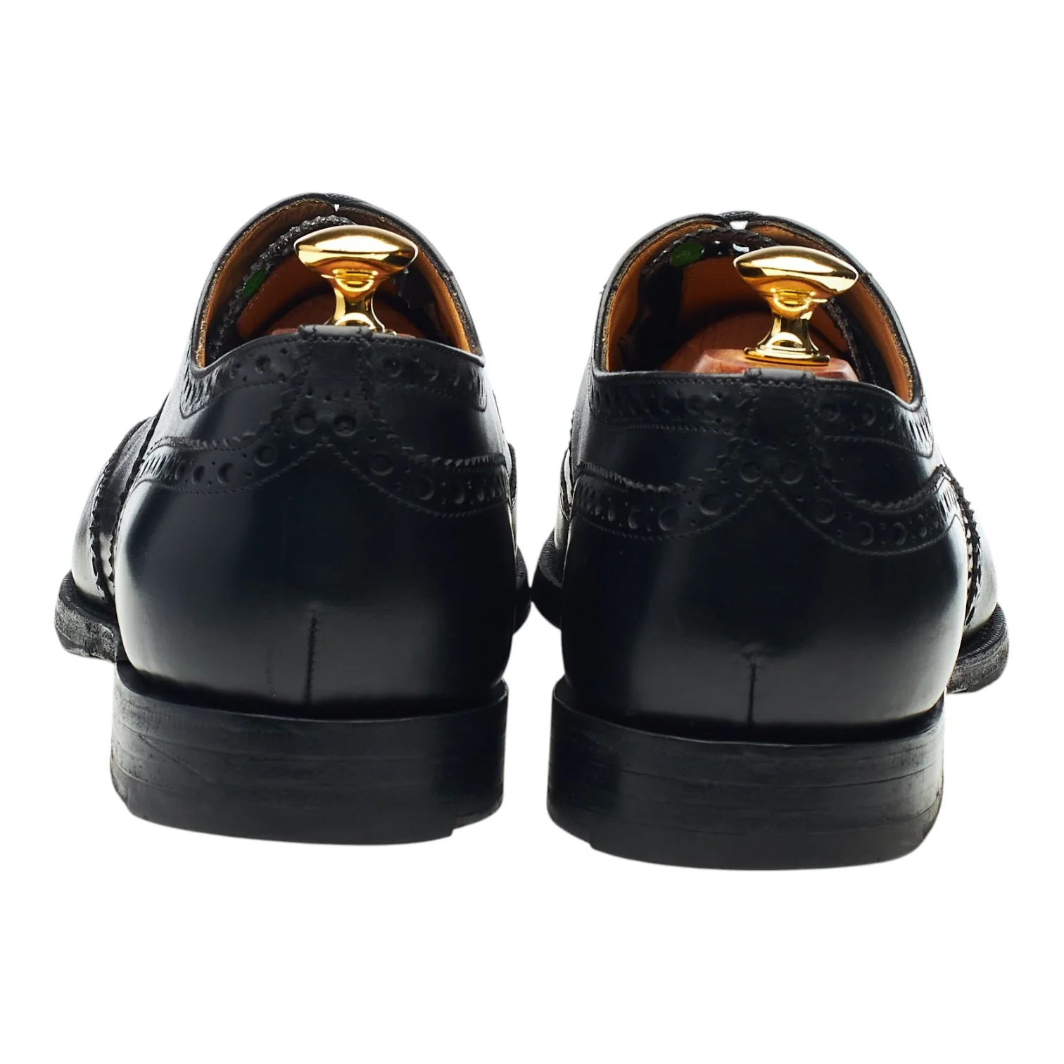 'Brisbane' Black Leather Oxford Brogues UK 9 G - Image 4