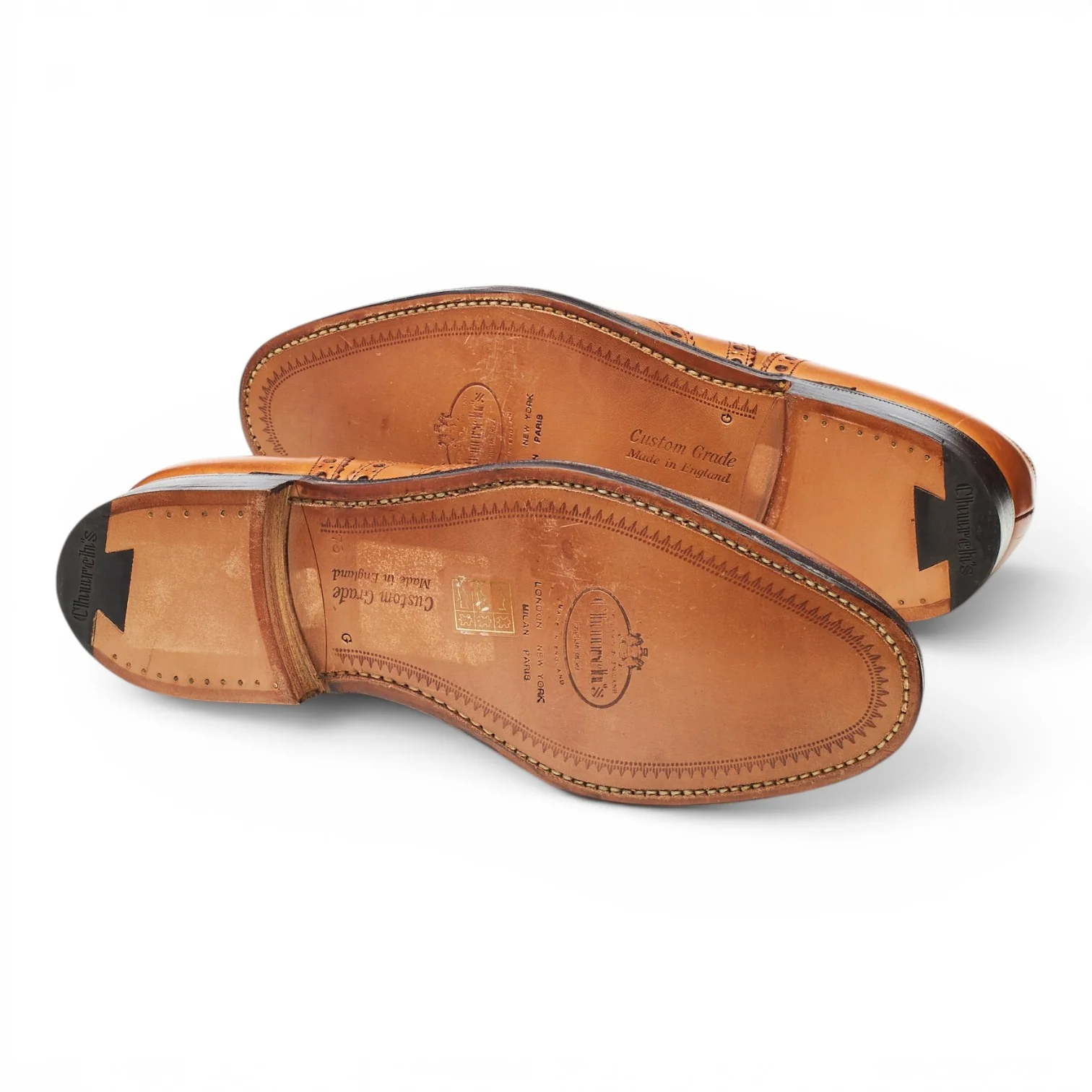 'Brisbane' Tan Brown Leather Oxford Brogues UK 7.5 G - Image 5