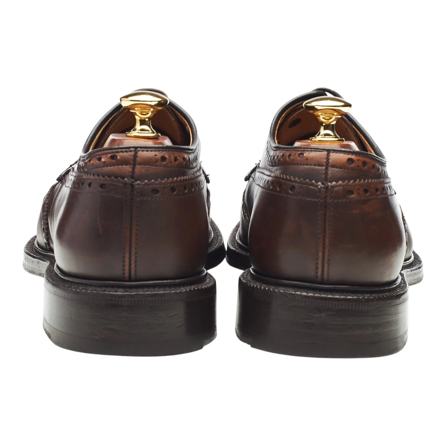 'Brookland' Dark Brown Leather Derby Brogues UK 8.5 F - Image 4