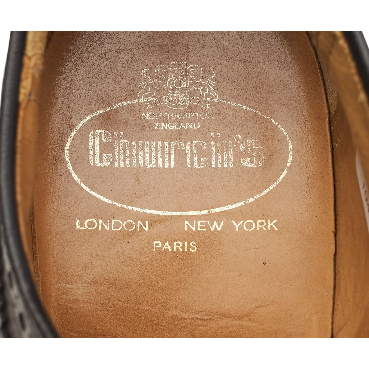 'Brookland' Dark Brown Leather Derby Brogues UK 8.5 F - Image 6