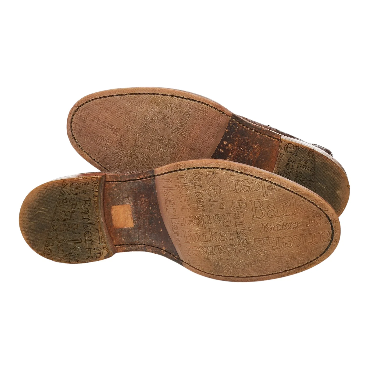 Brown Grain Leather Brogue Chelsea Boots UK 8 - Image 5