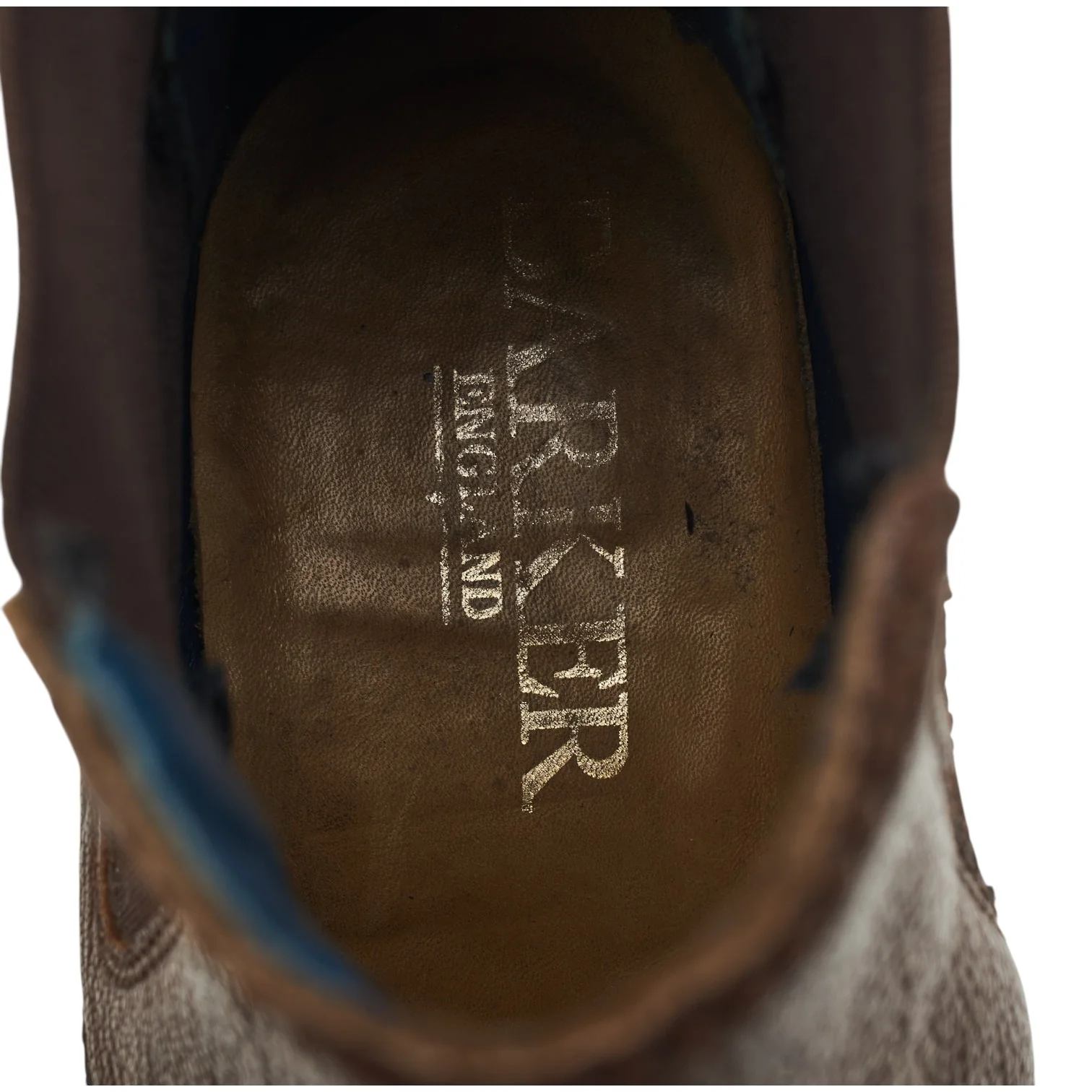 Brown Grain Leather Brogue Chelsea Boots UK 8 - Image 6