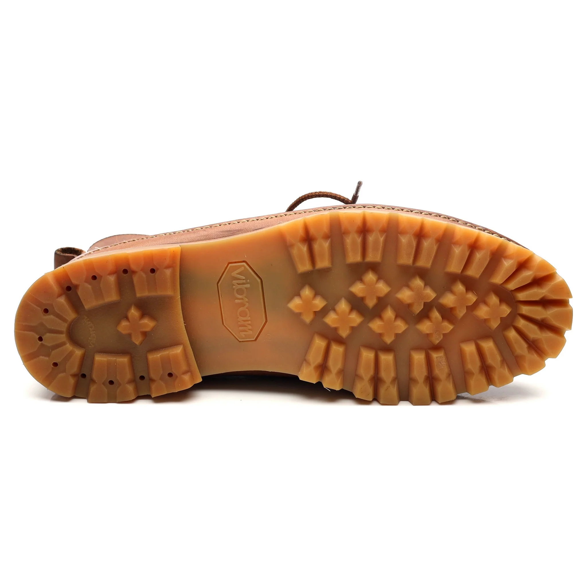 Brown Leather Camp Boots UK 9 US 9.5 D - Image 11