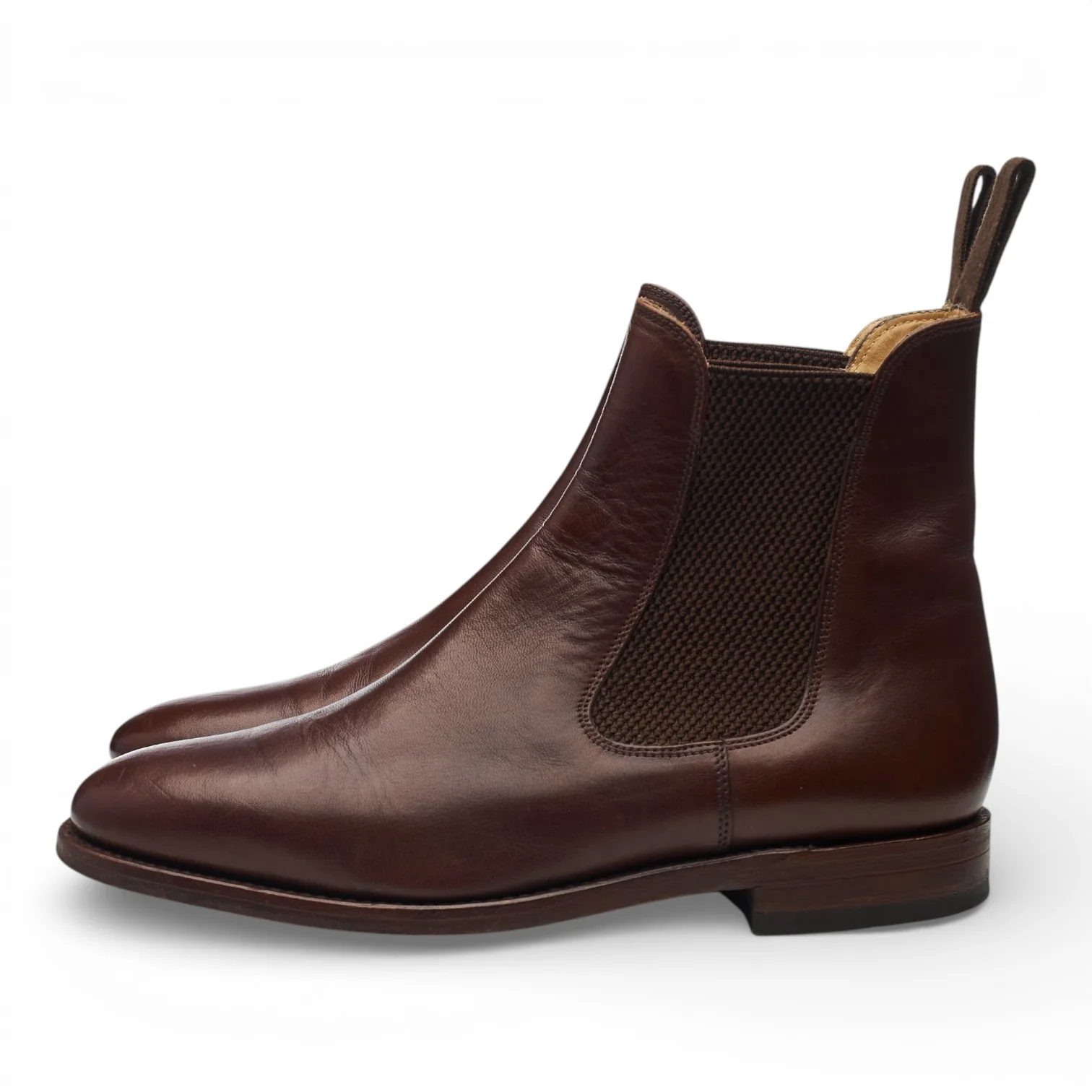 Charles Tyrwhitt Brown Leather Chelsea Boots UK 7.5 - Image 3