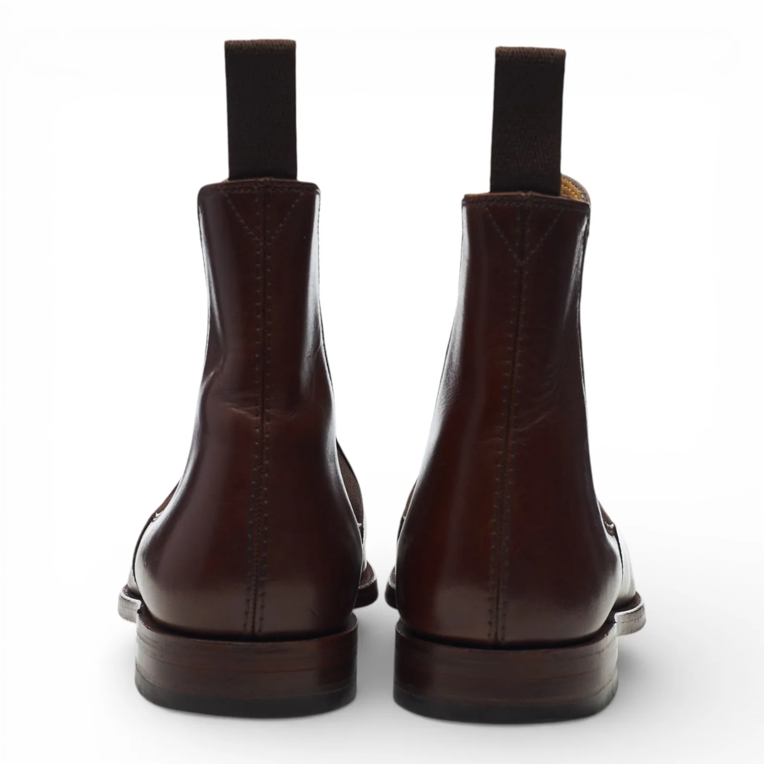 Charles Tyrwhitt Brown Leather Chelsea Boots UK 7.5 - Image 4
