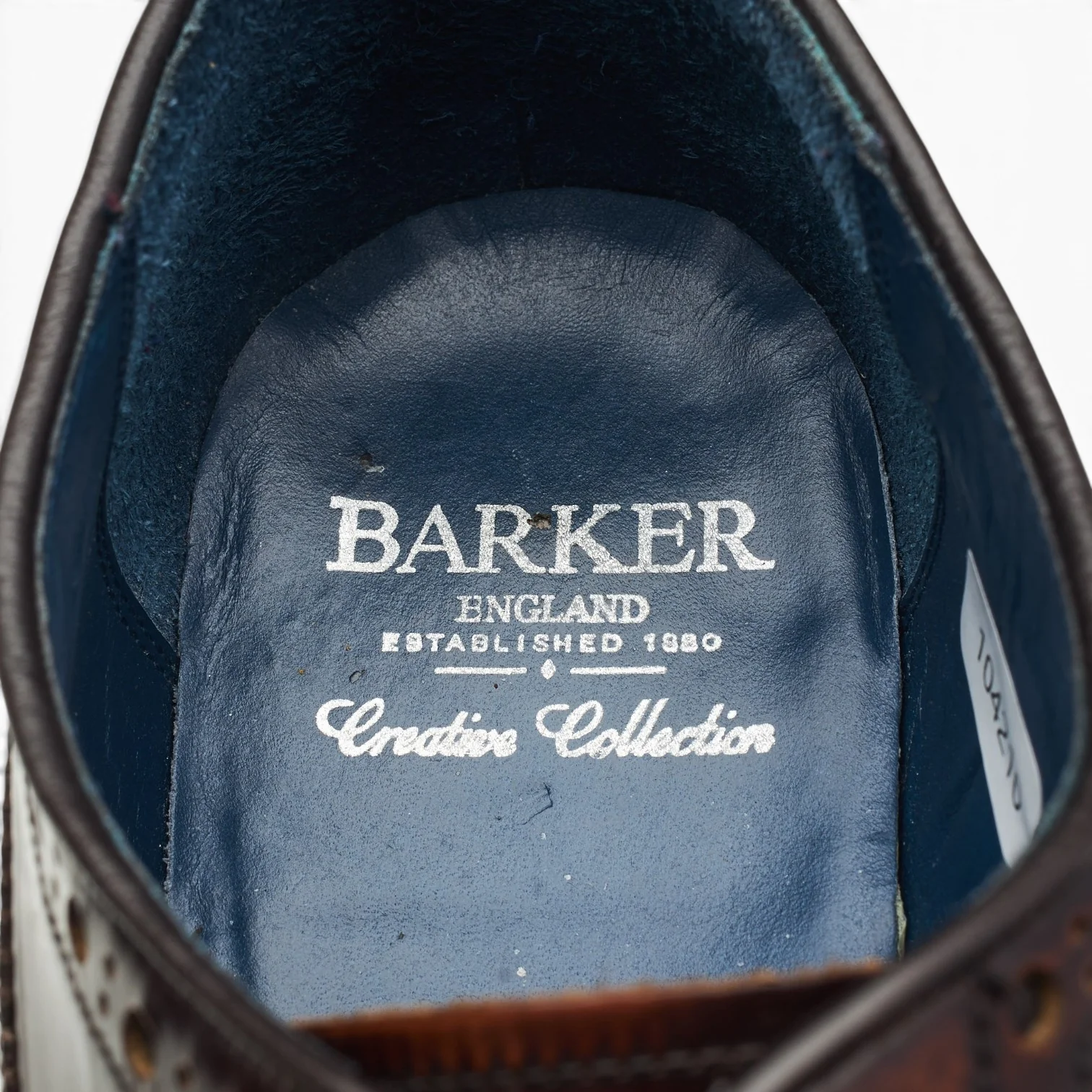 'Anderson' Brown Leather Derby Brogues UK 8.5 F - Image 6