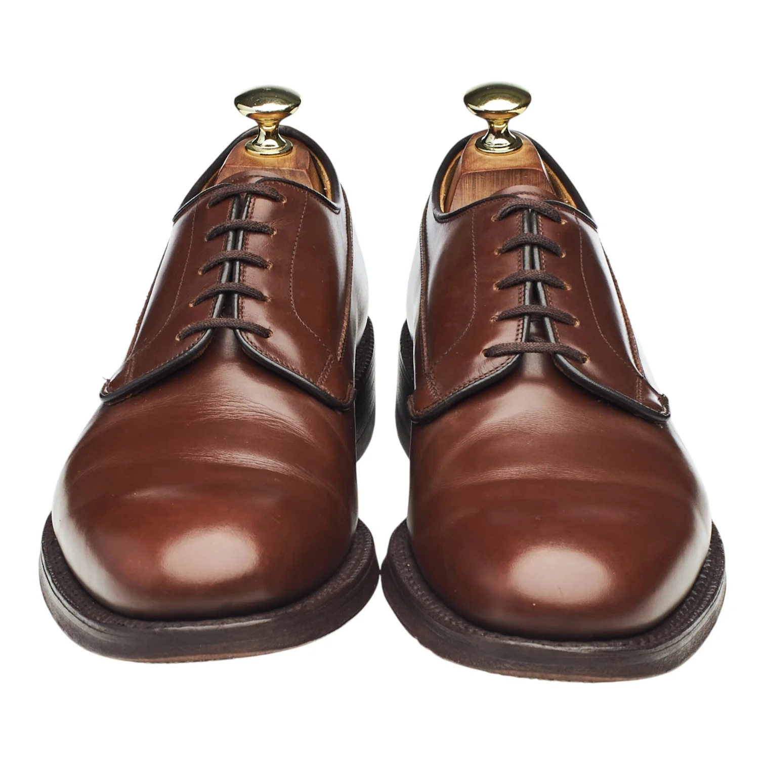 Brown Leather Derby UK 7 F - Image 2