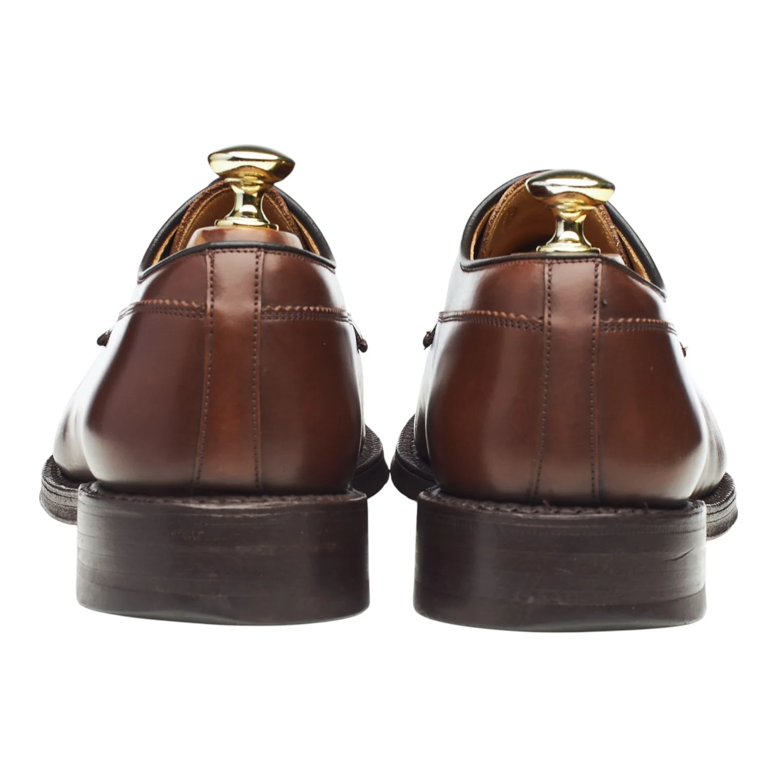 Brown Leather Derby UK 7 F - Image 4