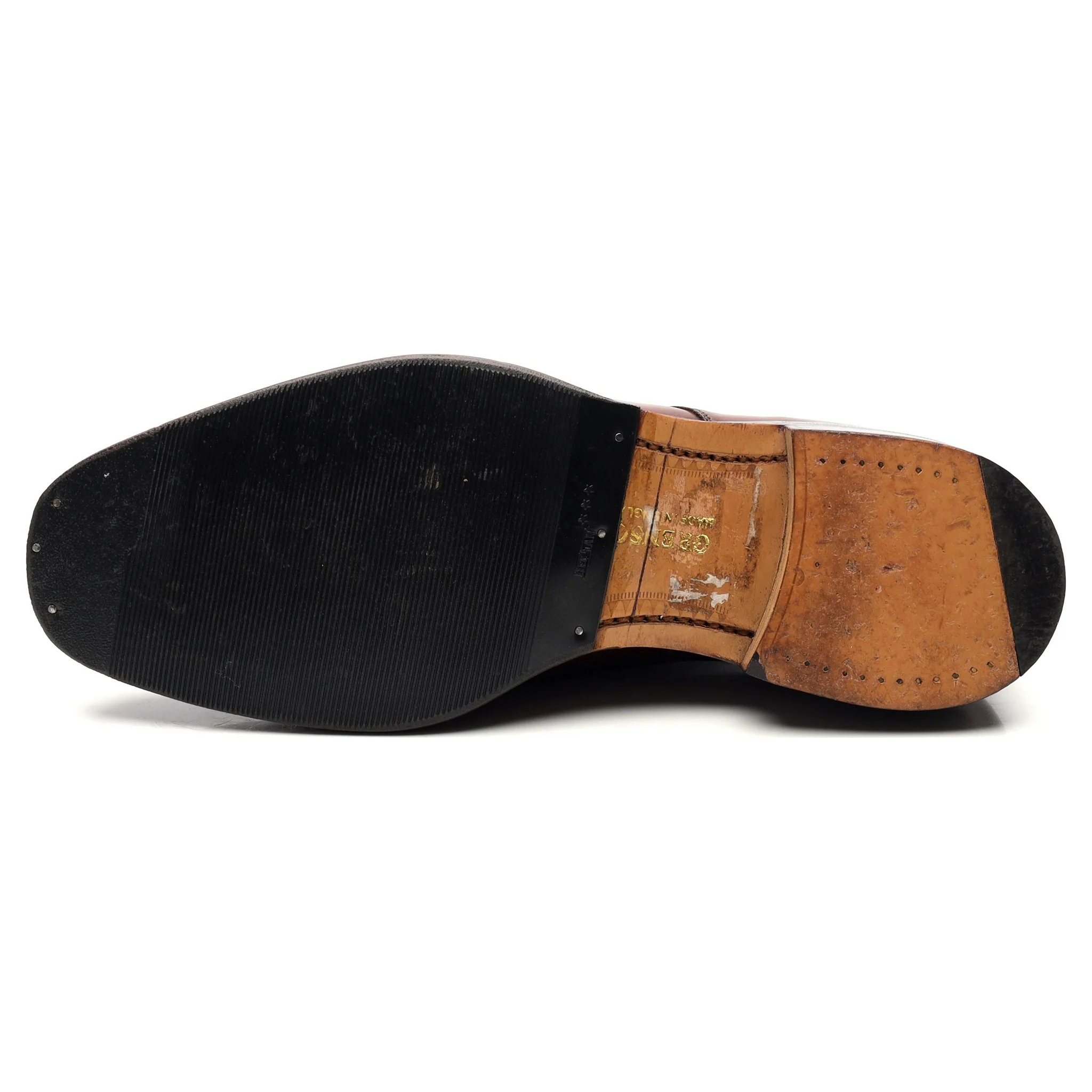Brown Leather Derby UK 8 F - Image 10