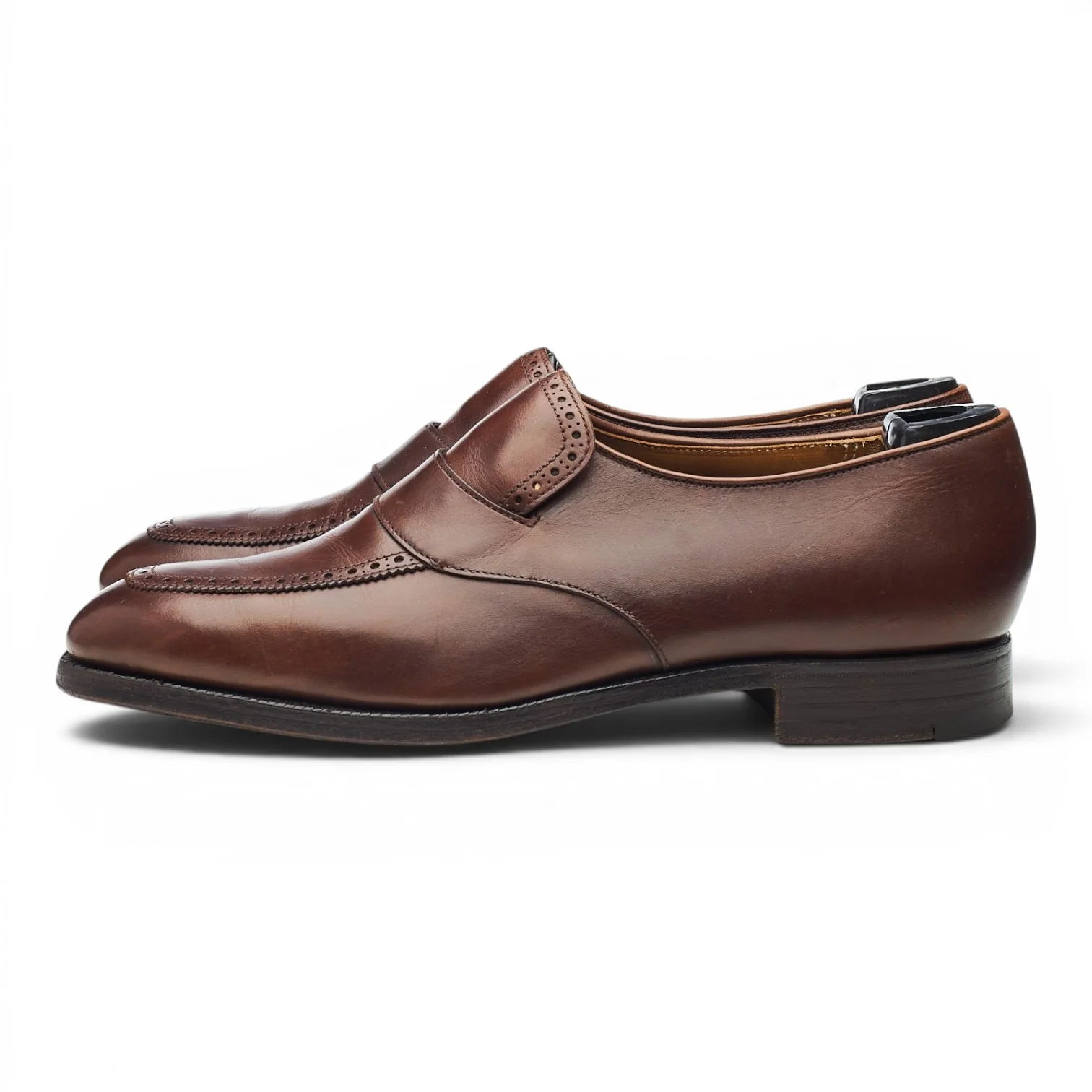Brown Leather Loafers UK 6.5 E - Image 3