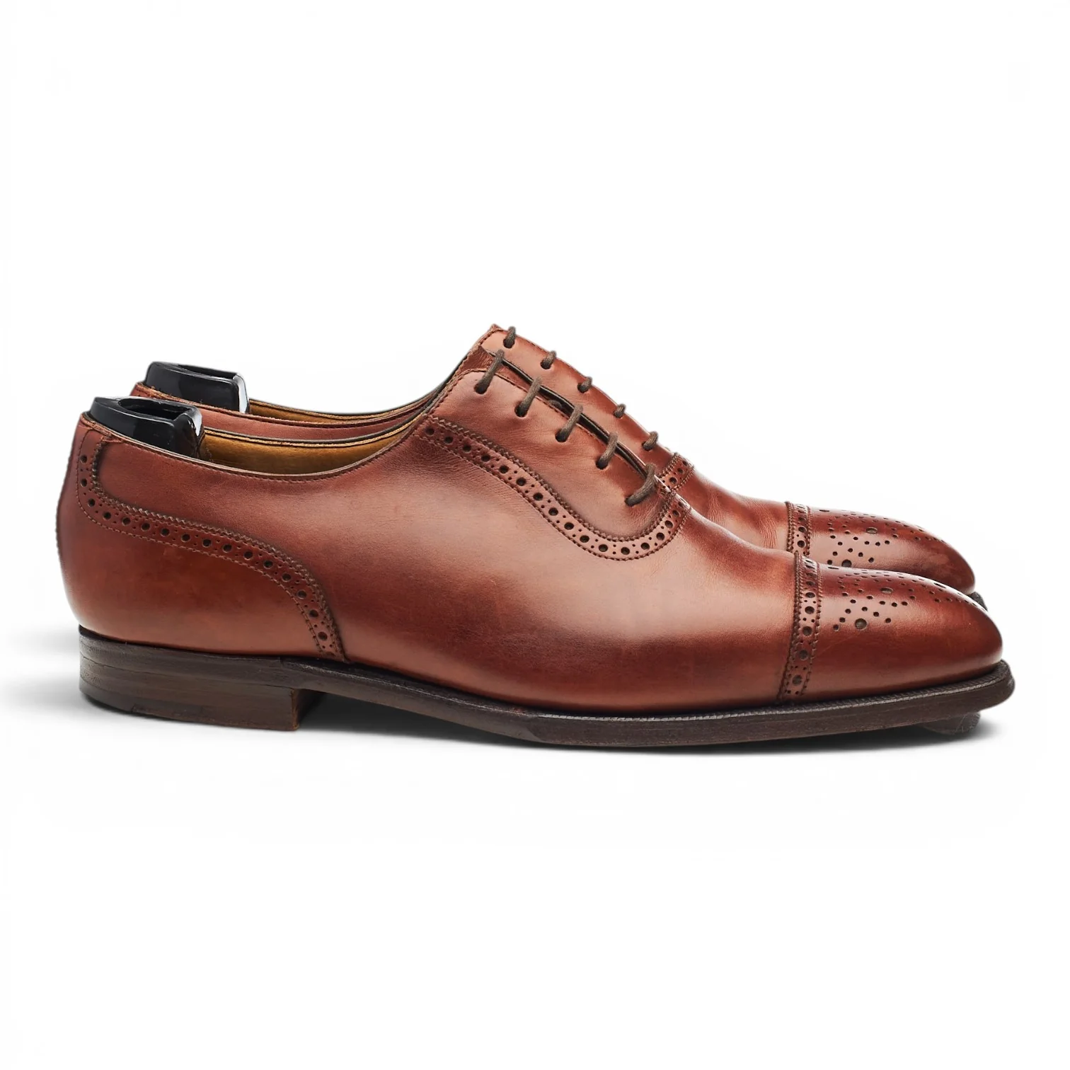 Brown Leather Oxford Brogues UK 6.5 E