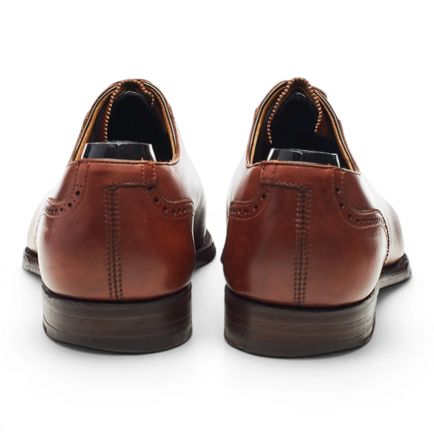 Brown Leather Oxford Brogues UK 6.5 E - Image 4