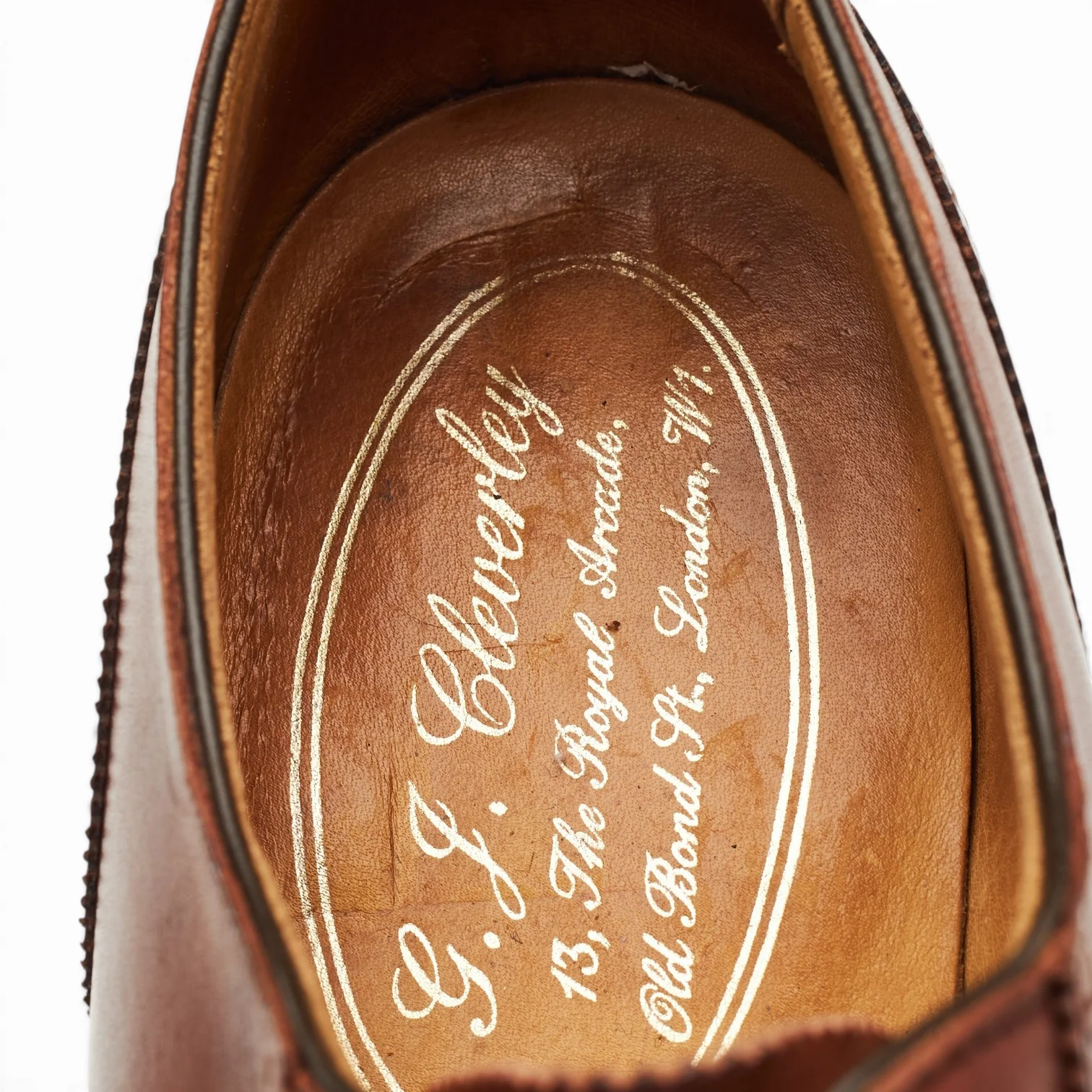 Brown Leather Oxford Brogues UK 6.5 E - Image 7