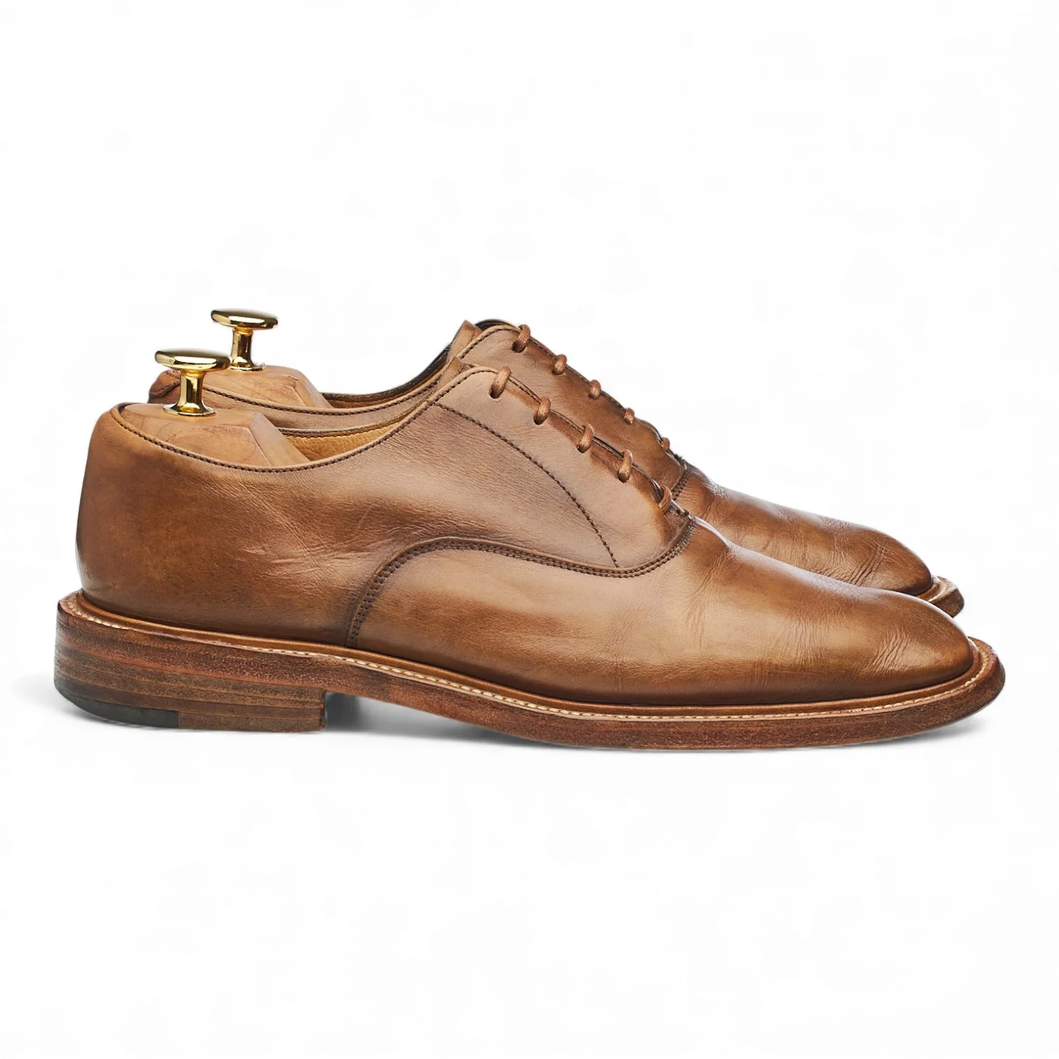 Margaret Howell Vintage Brown Leather Oxford UK 6