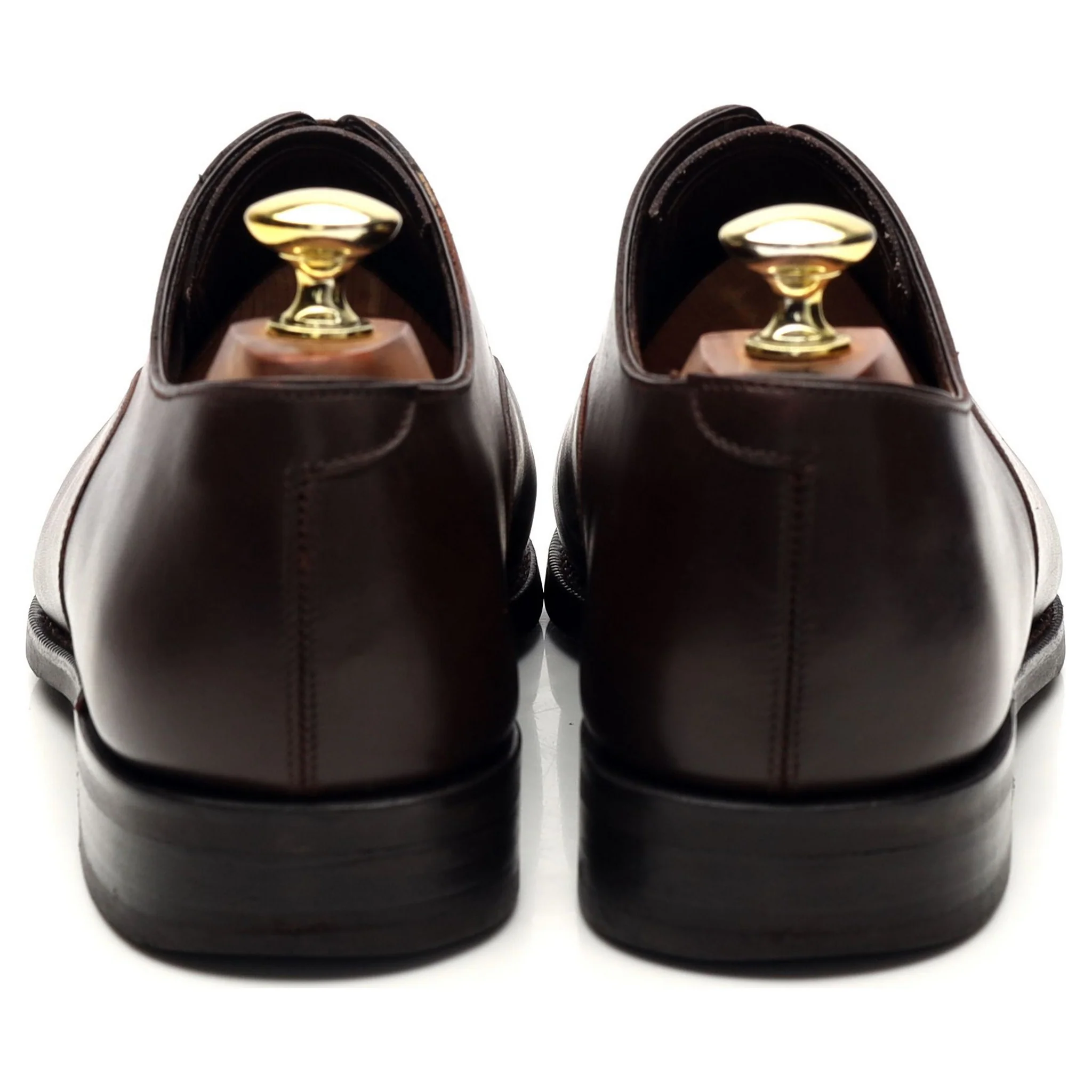 Dark Brown Leather Oxford UK 6.5 - Image 4