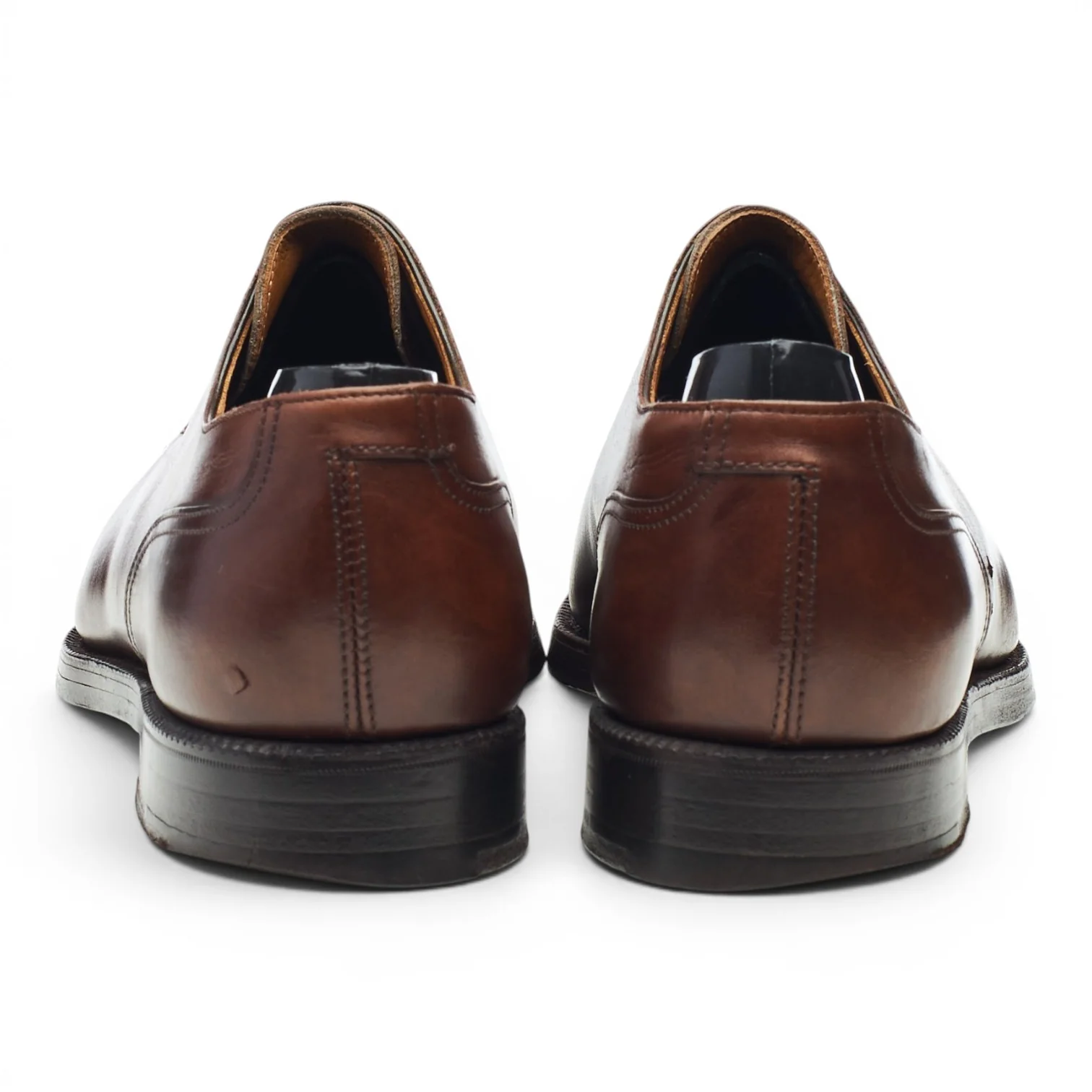 Brown Leather Split Toe Derby UK 7.5 E - Image 4