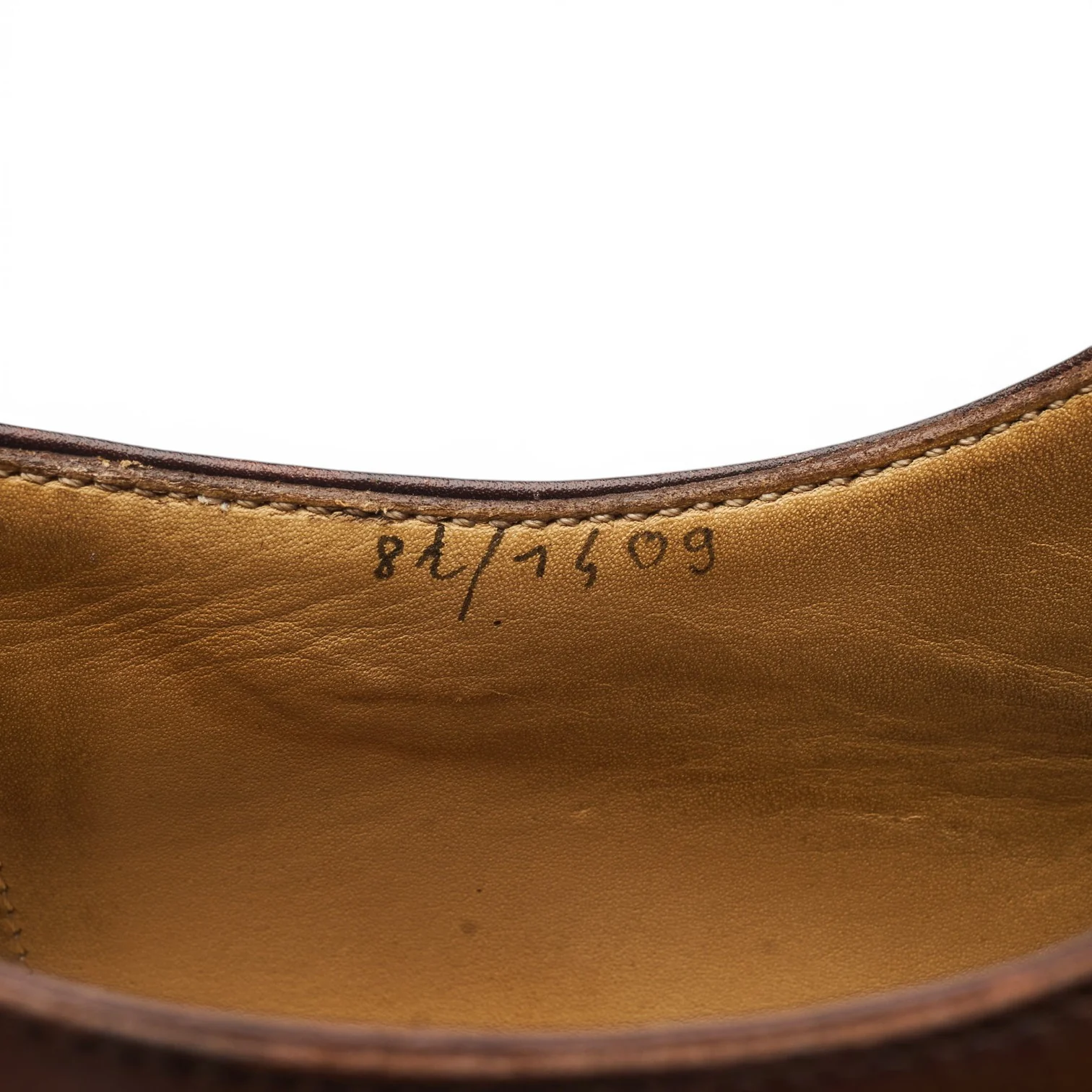 Brown Leather Wholecut Oxford UK 8.5 - Image 8