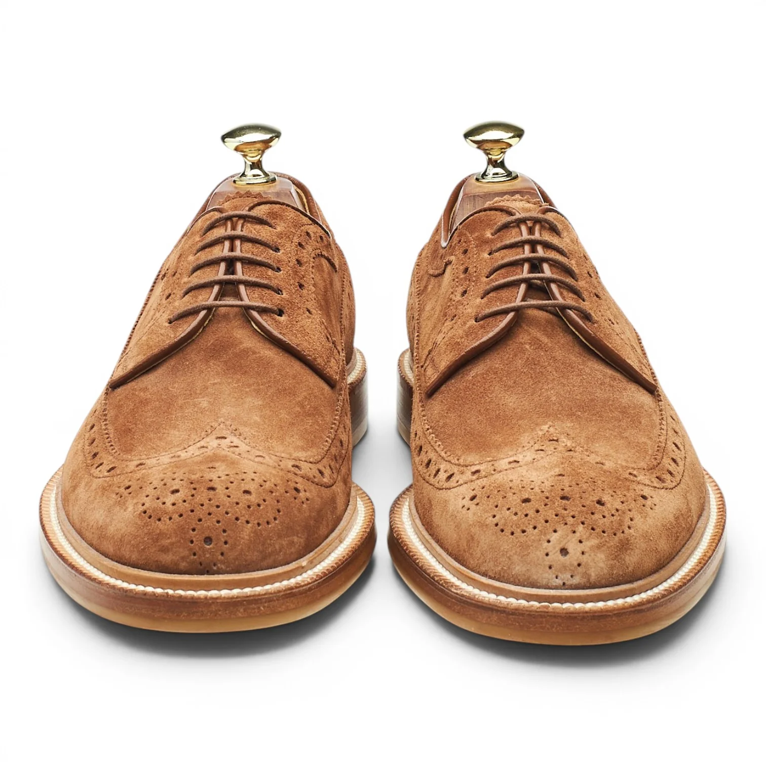 Brown Suede Derby Brogues UK 7 EU 41 - Image 2