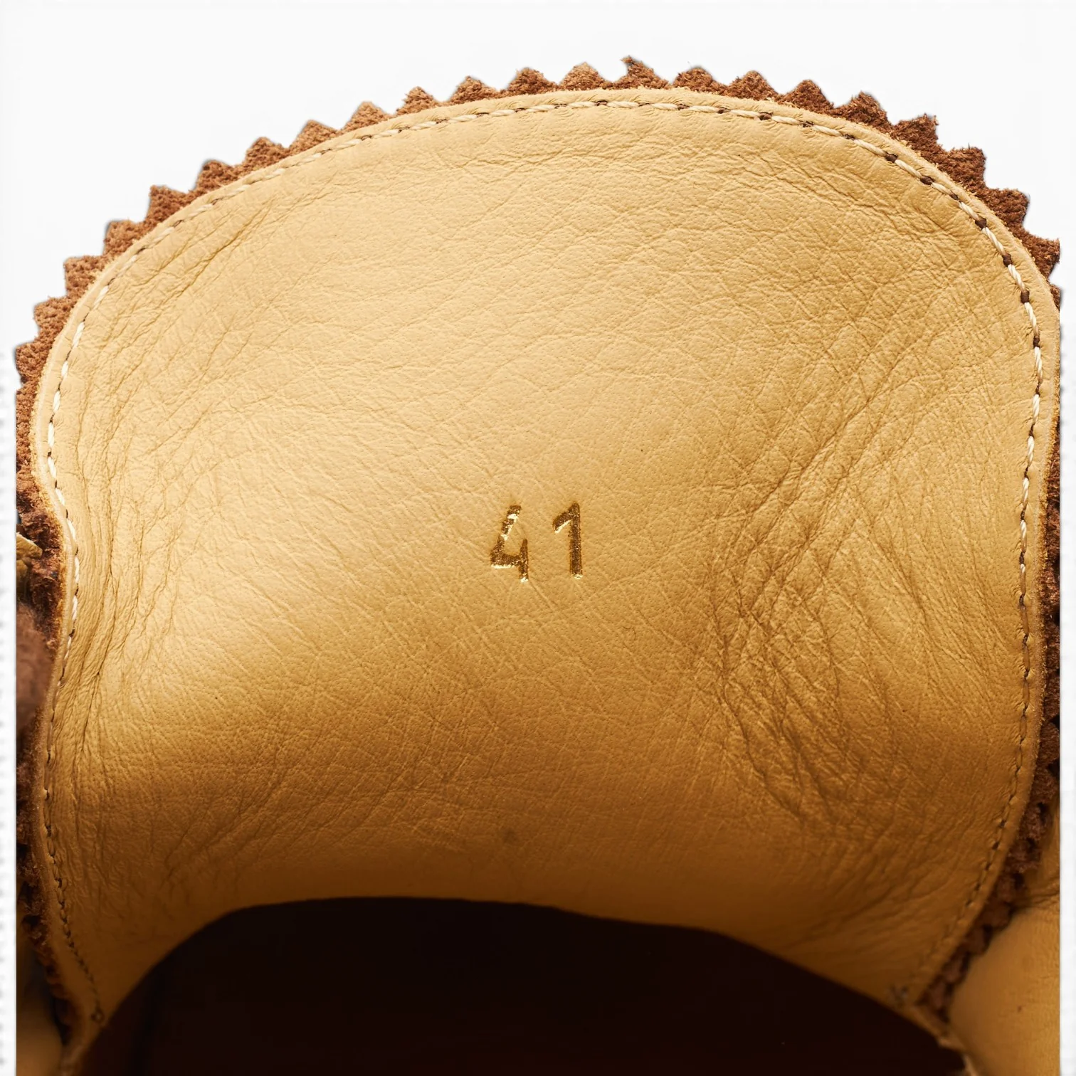 Brown Suede Derby Brogues UK 7 EU 41 - Image 7