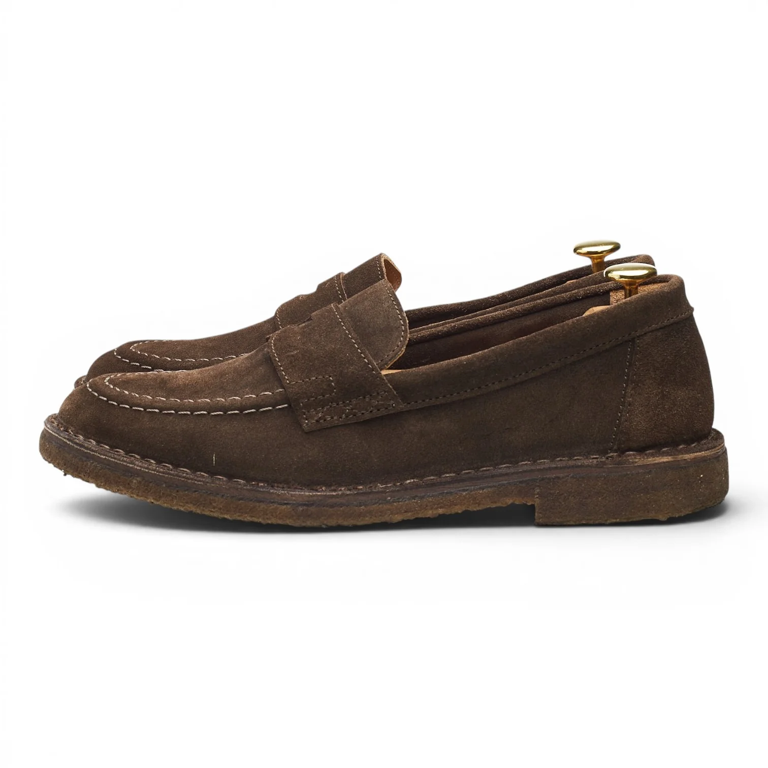 'Canal' Brown Suede Loafers UK 8 - Image 3