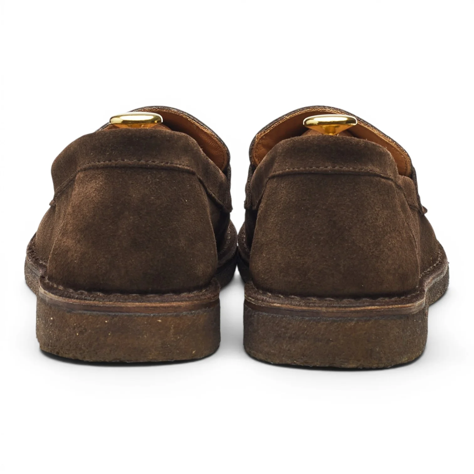 'Canal' Brown Suede Loafers UK 8 - Image 4