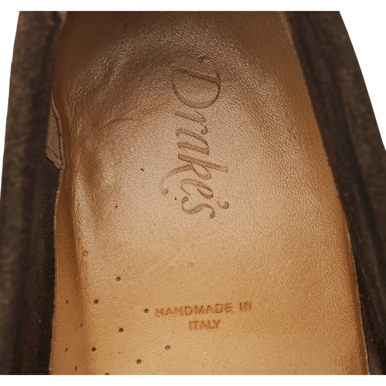 'Canal' Brown Suede Loafers UK 8 - Image 6