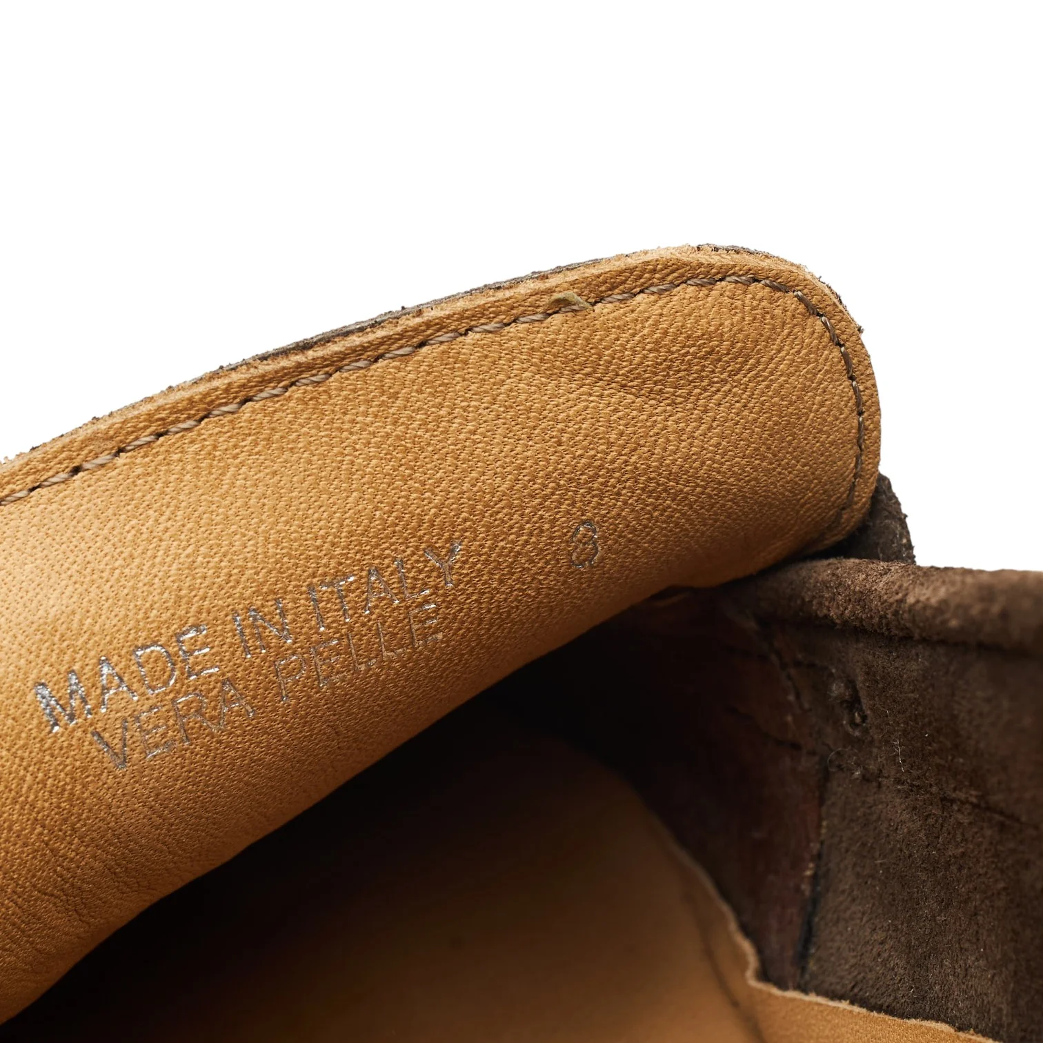 'Canal' Brown Suede Loafers UK 8 - Image 7