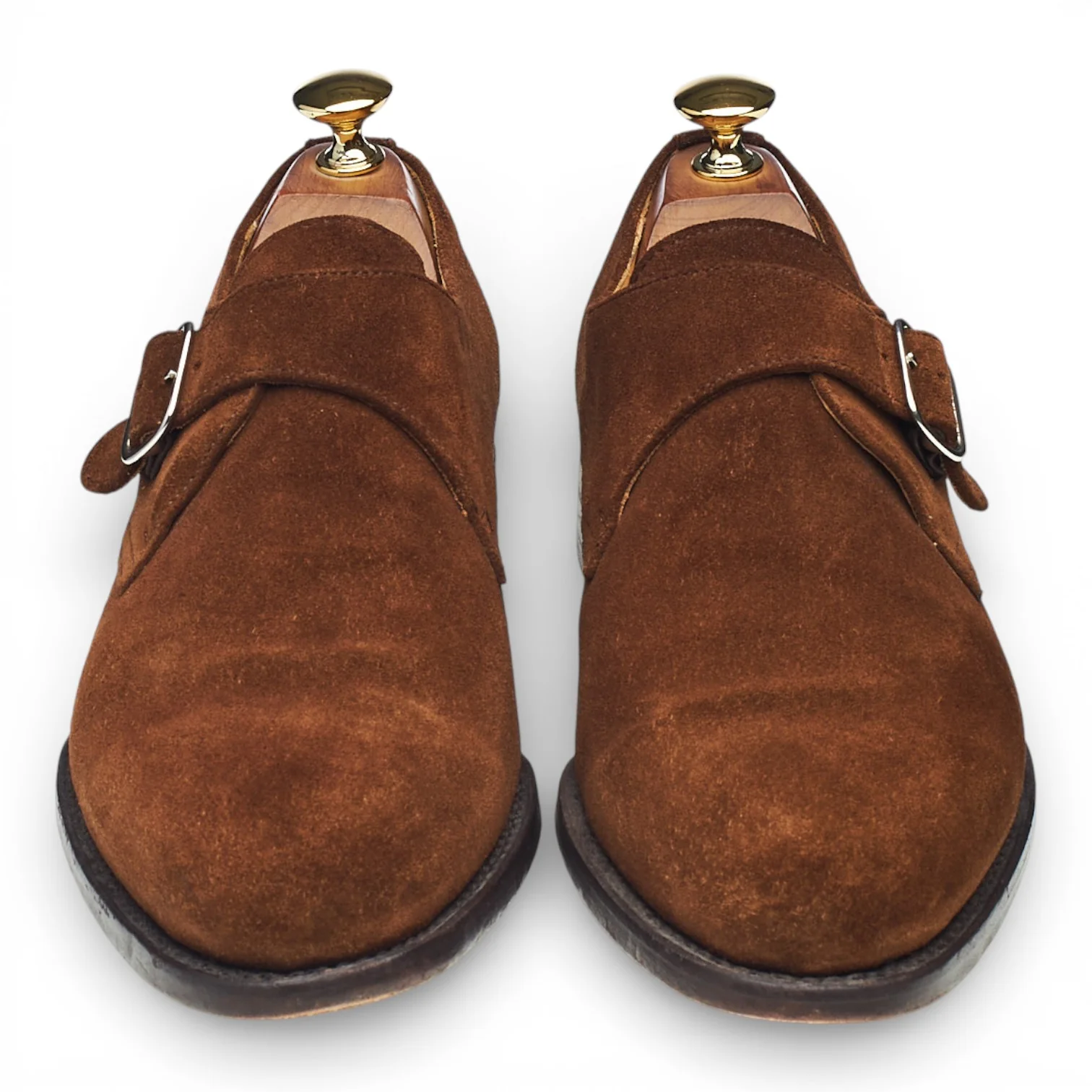 Brown Suede Monk Strap UK 6.5 - Image 2