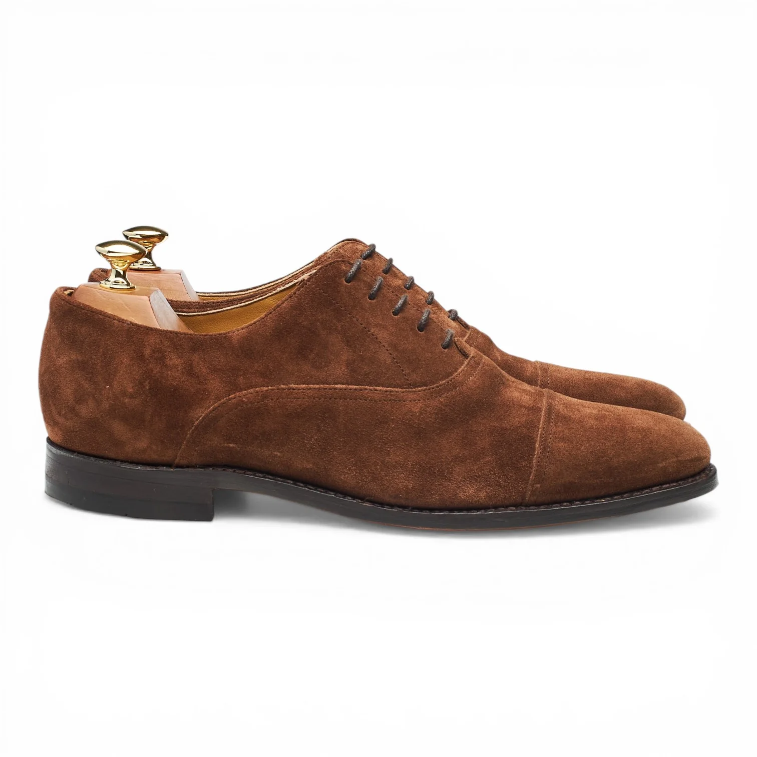 Brown Suede Oxford UK 9 F