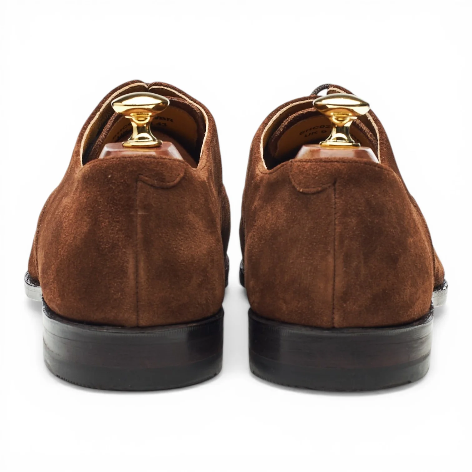 Brown Suede Oxford UK 9 F - Image 5