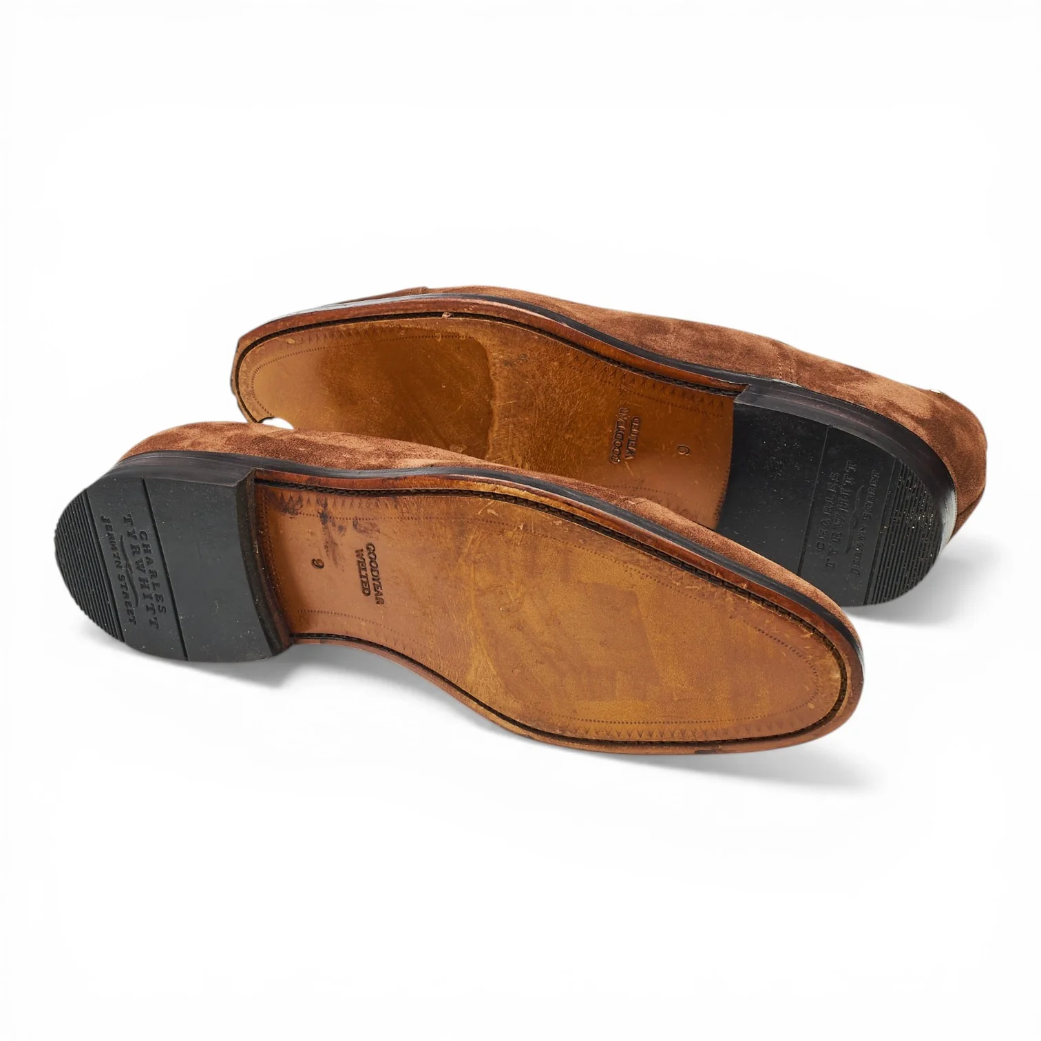Brown Suede Oxford UK 9 F - Image 6