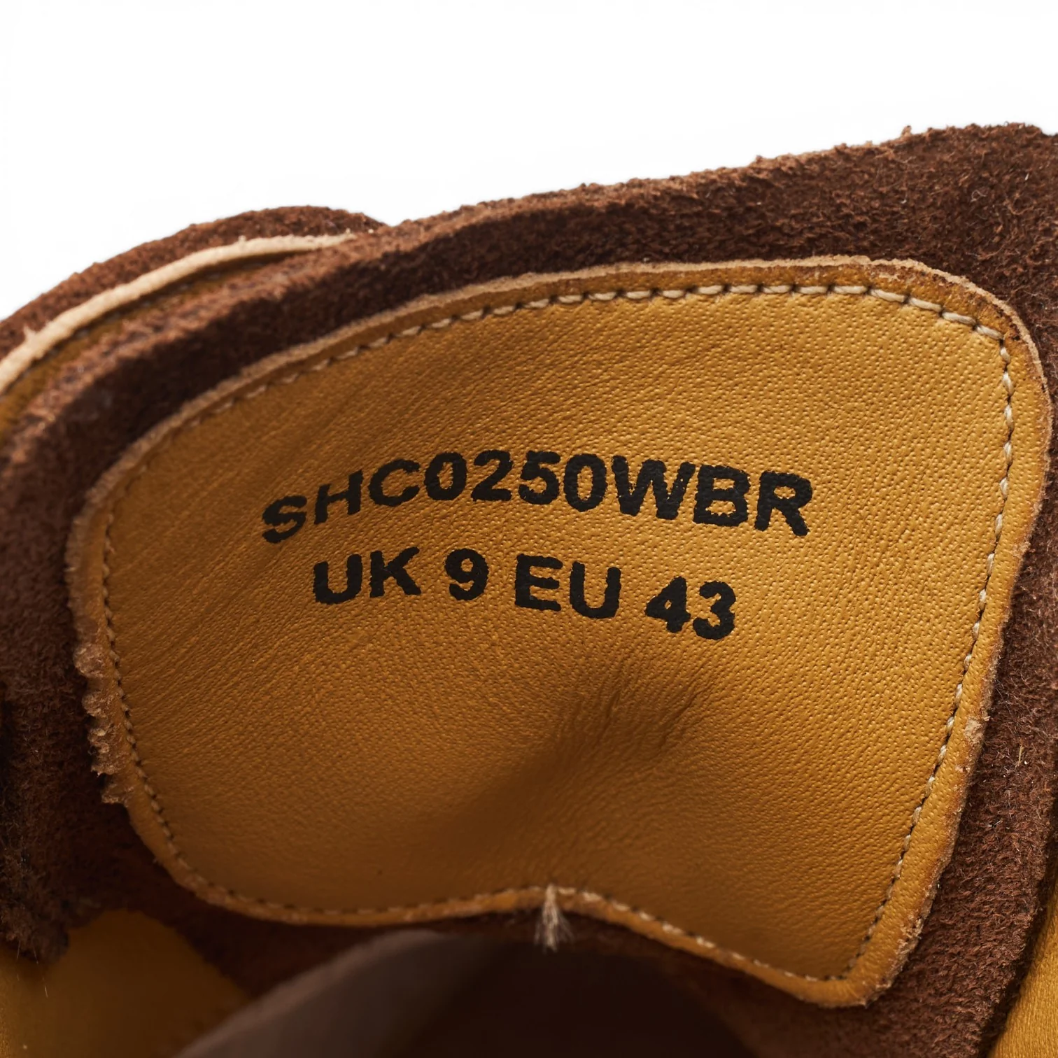 Brown Suede Oxford UK 9 F - Image 8