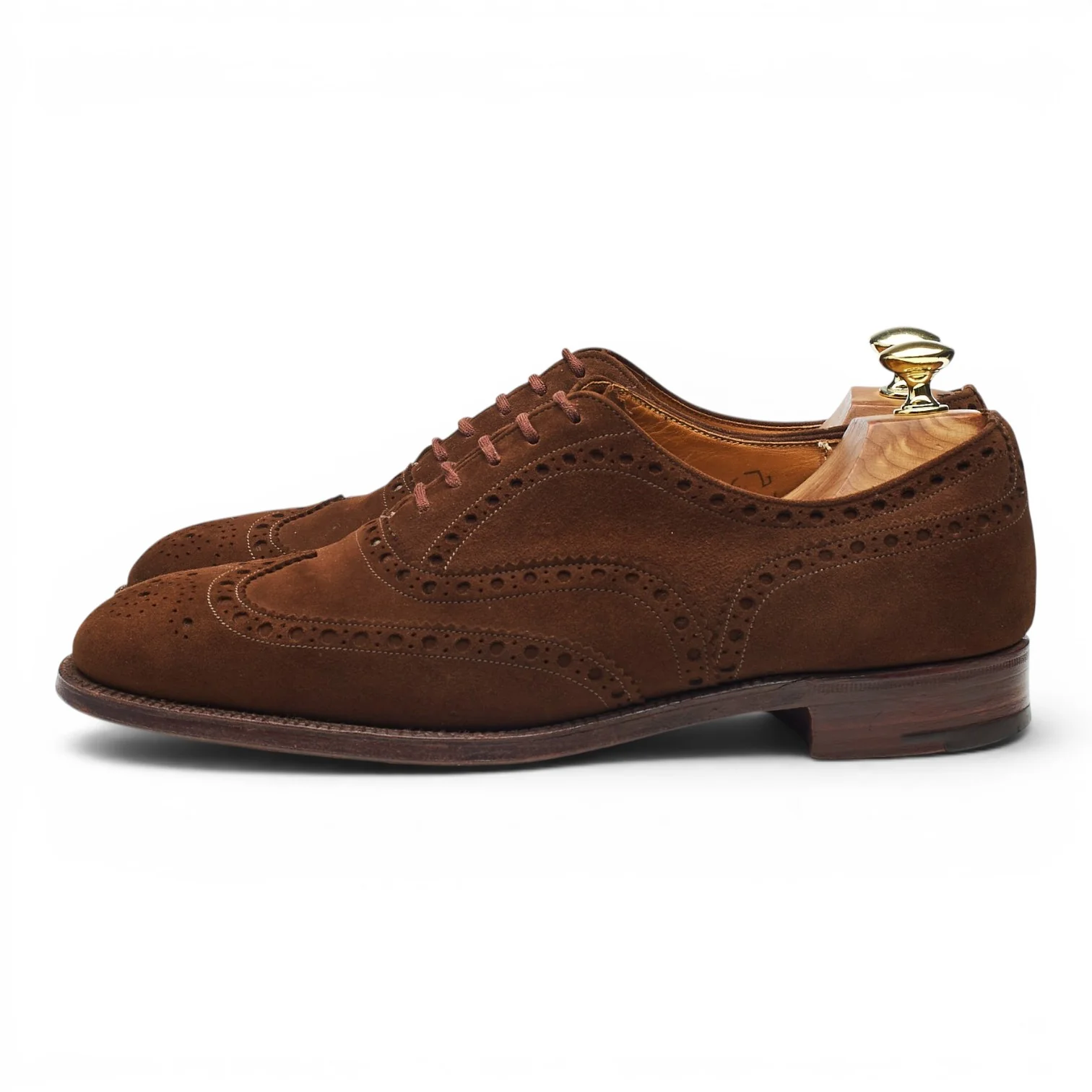 'Buck' Brown Suede Oxford Brogues UK 8 F - Image 3