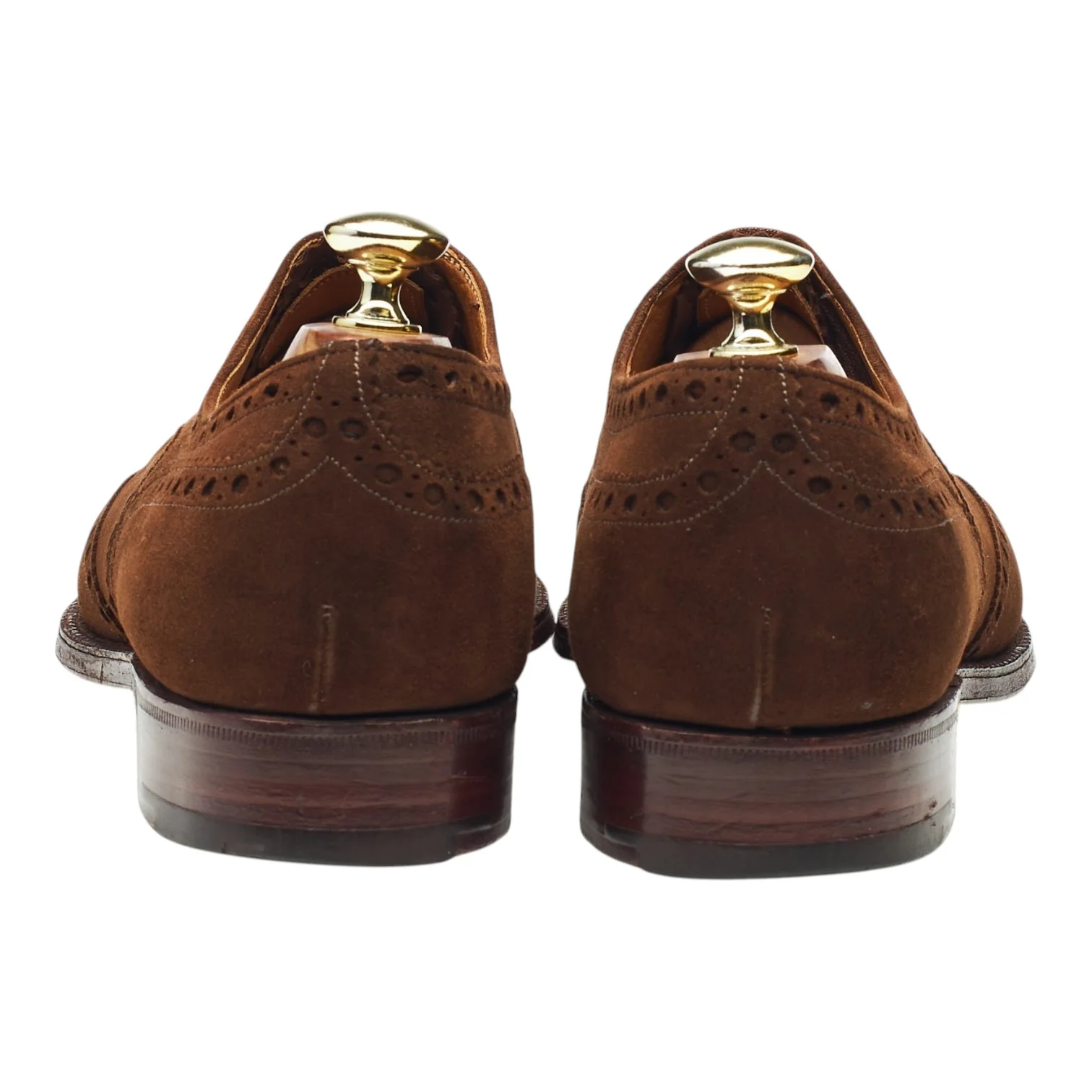 'Buck' Brown Suede Oxford Brogues UK 8 F - Image 4