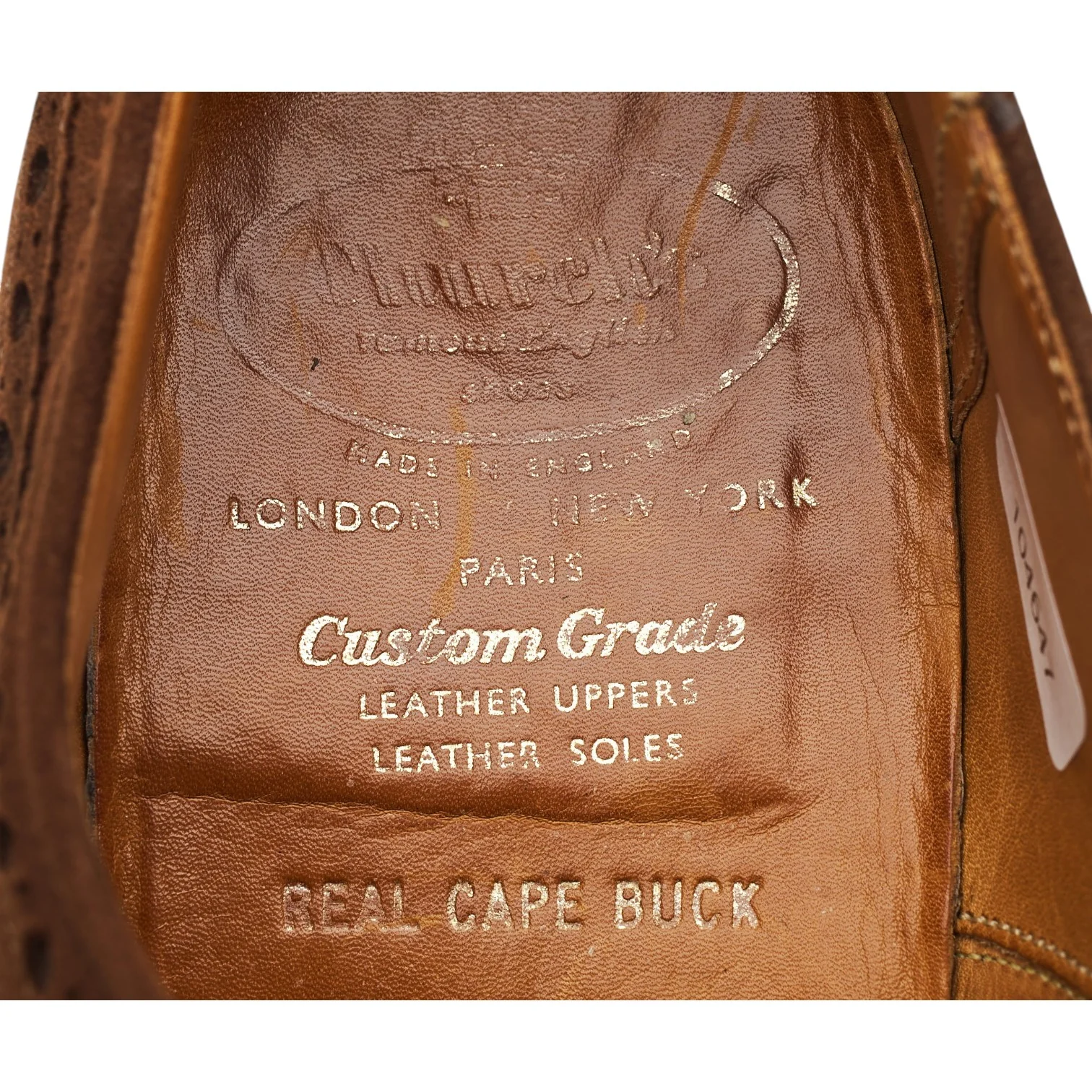 'Buck' Brown Suede Oxford Brogues UK 8 F - Image 6