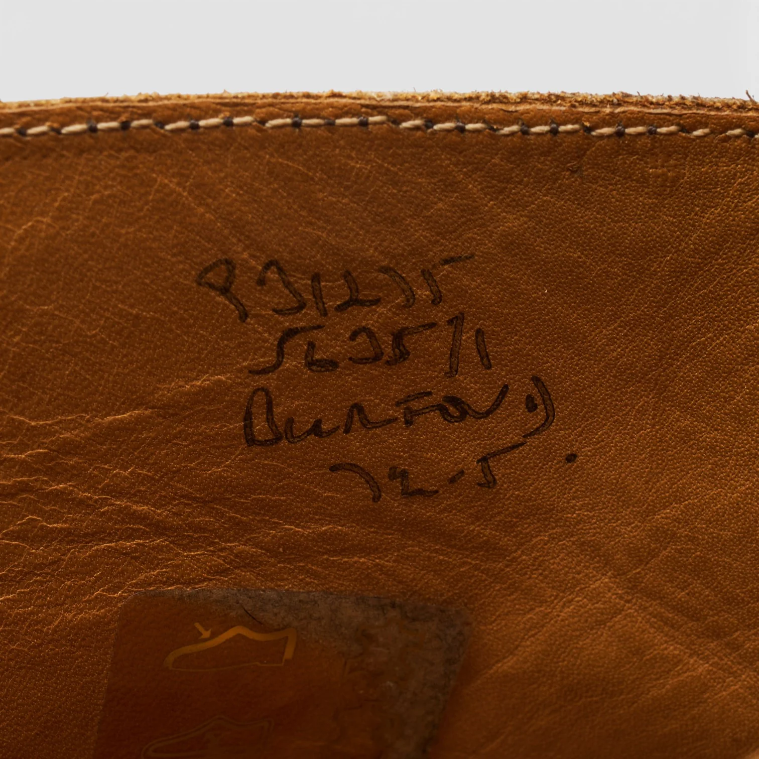 'Burford' Tan Brown Leather Boots UK 7.5 - Image 7